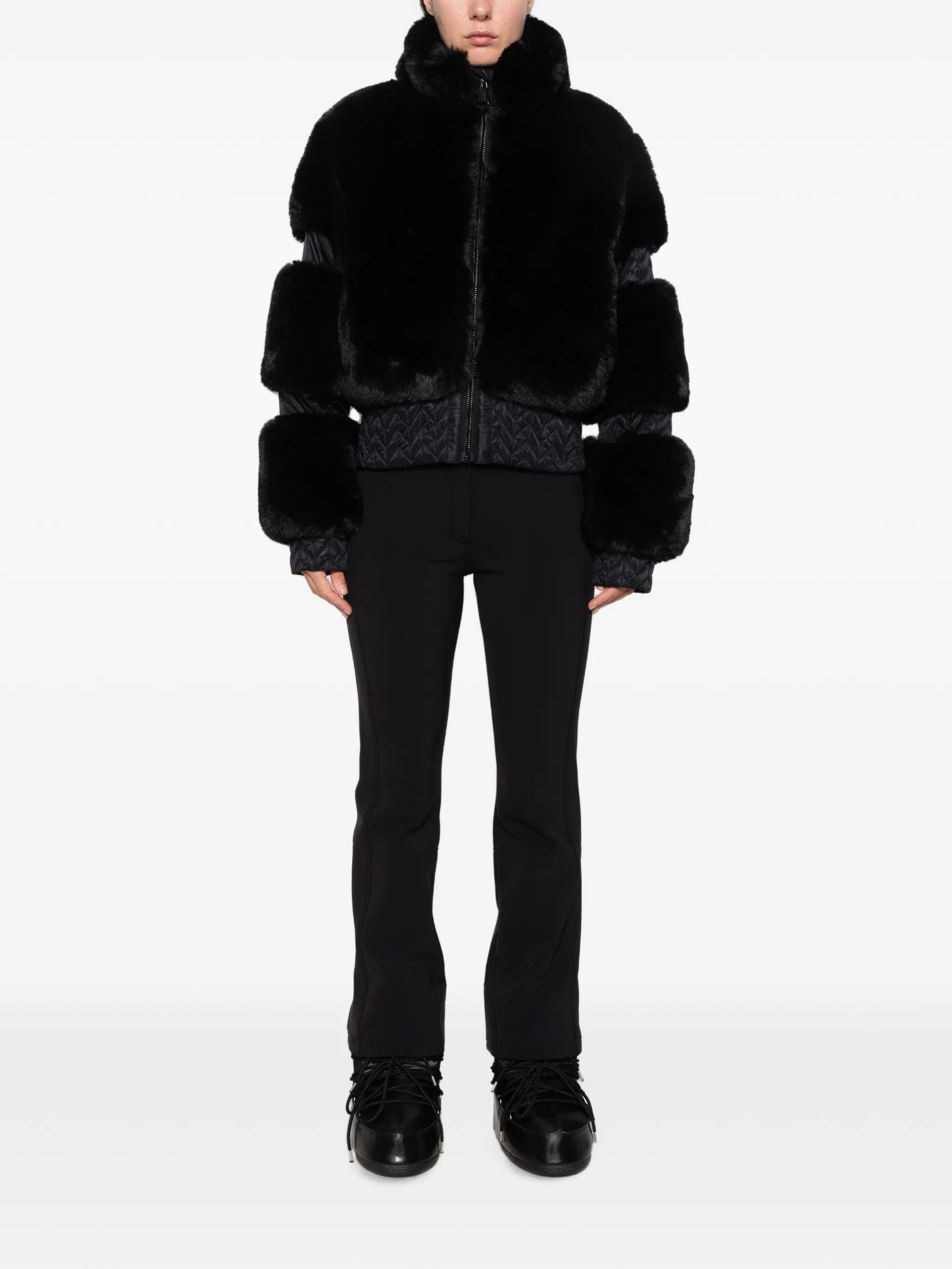 Fuwa faux-fur ski jacket