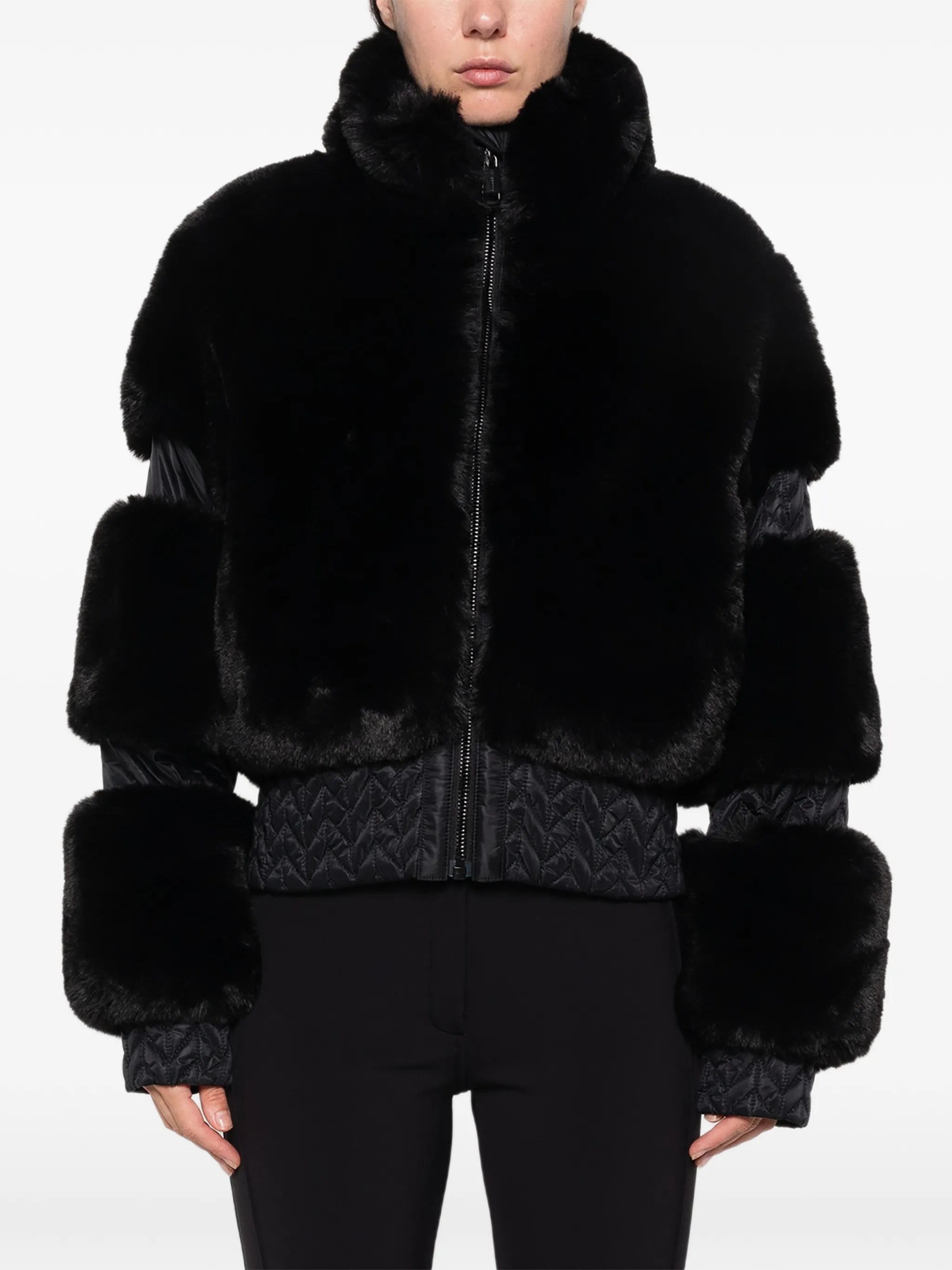 Fuwa faux-fur ski jacket