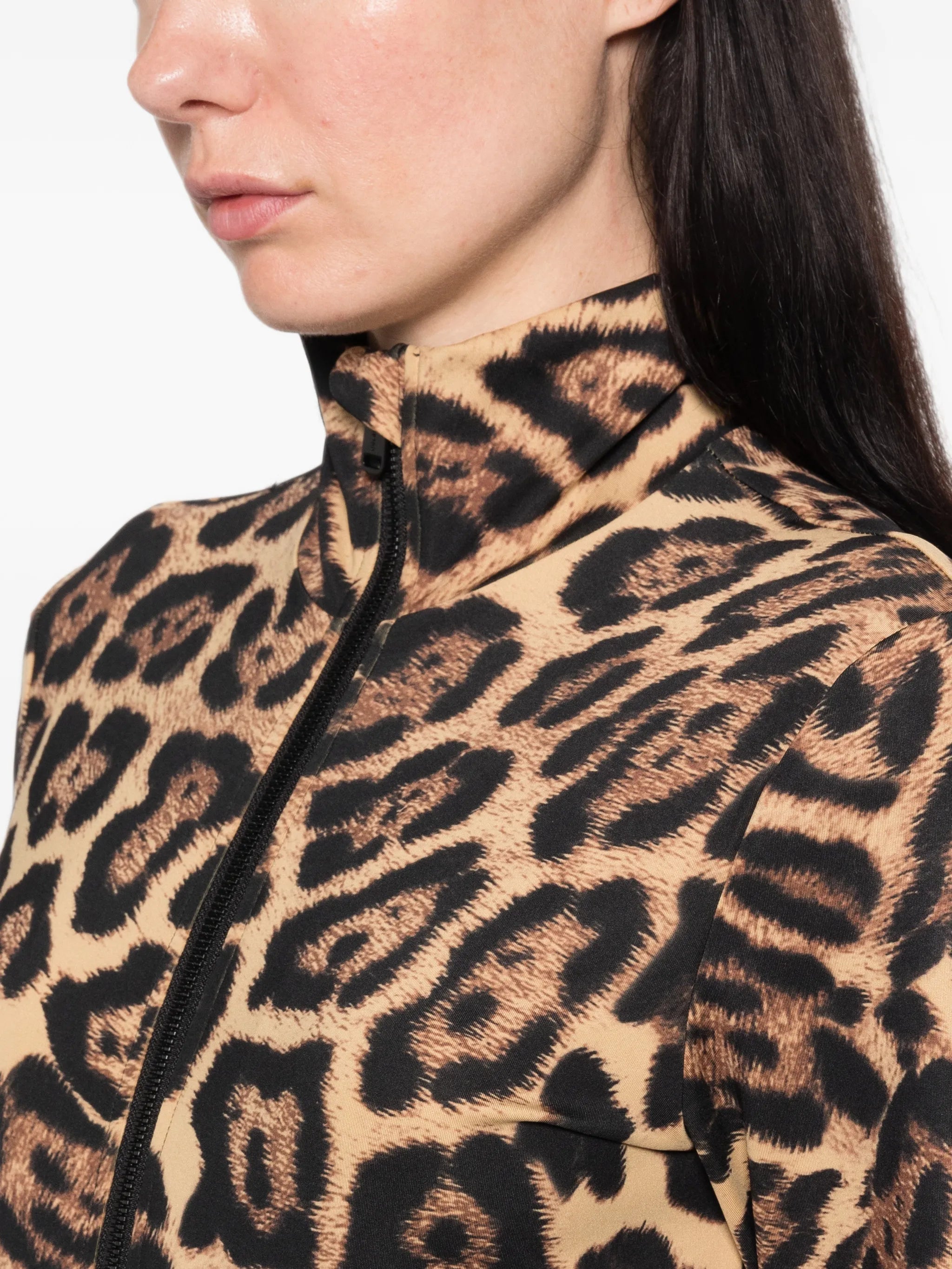 leopard-print bodysuit