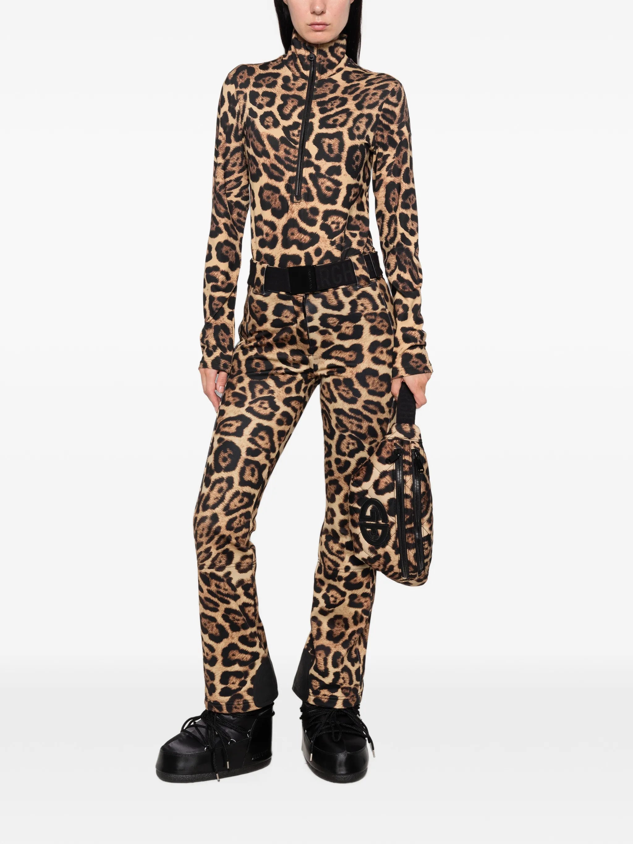 leopard-print bodysuit