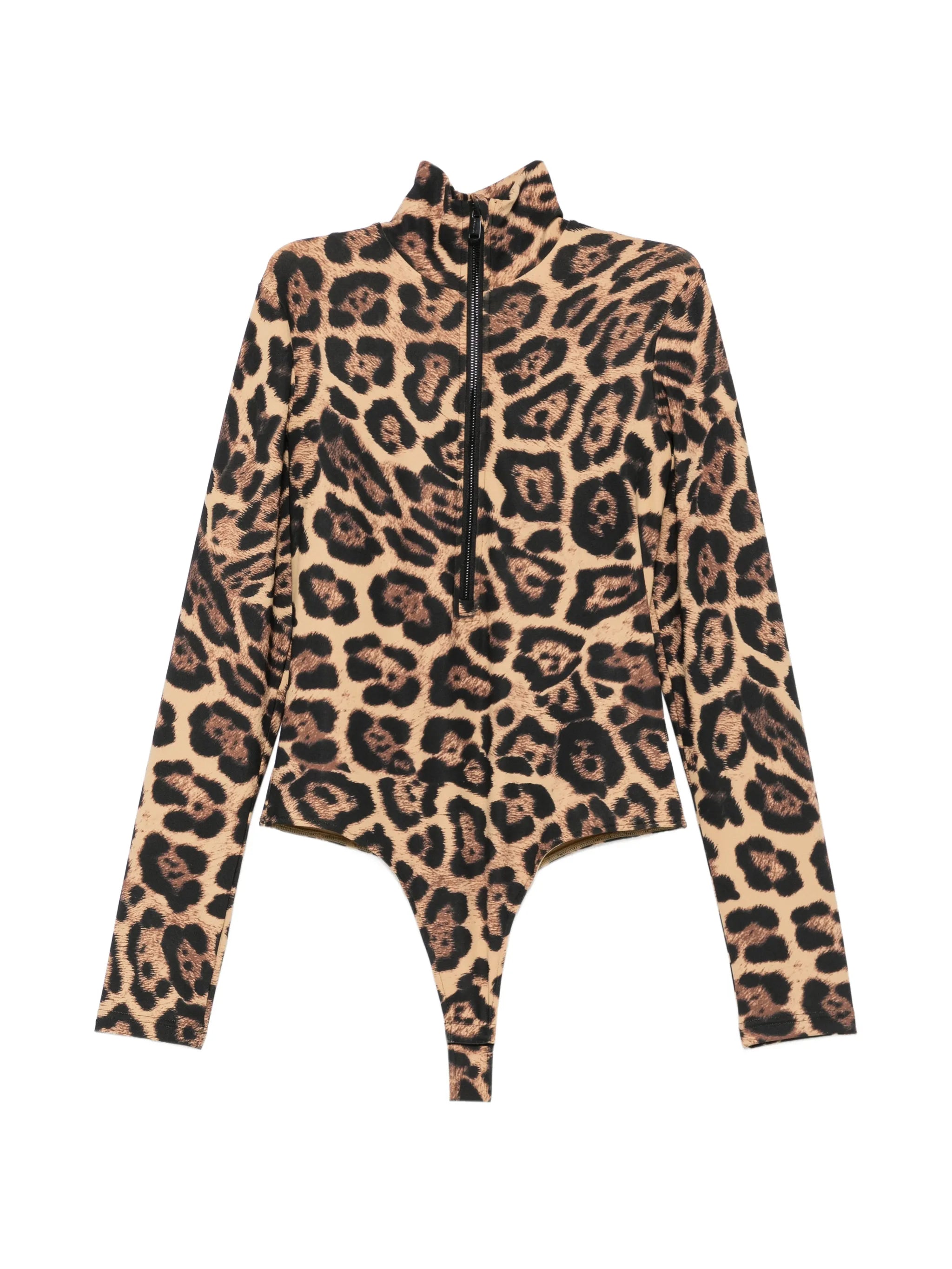 Cathy leopard-print bodysuit