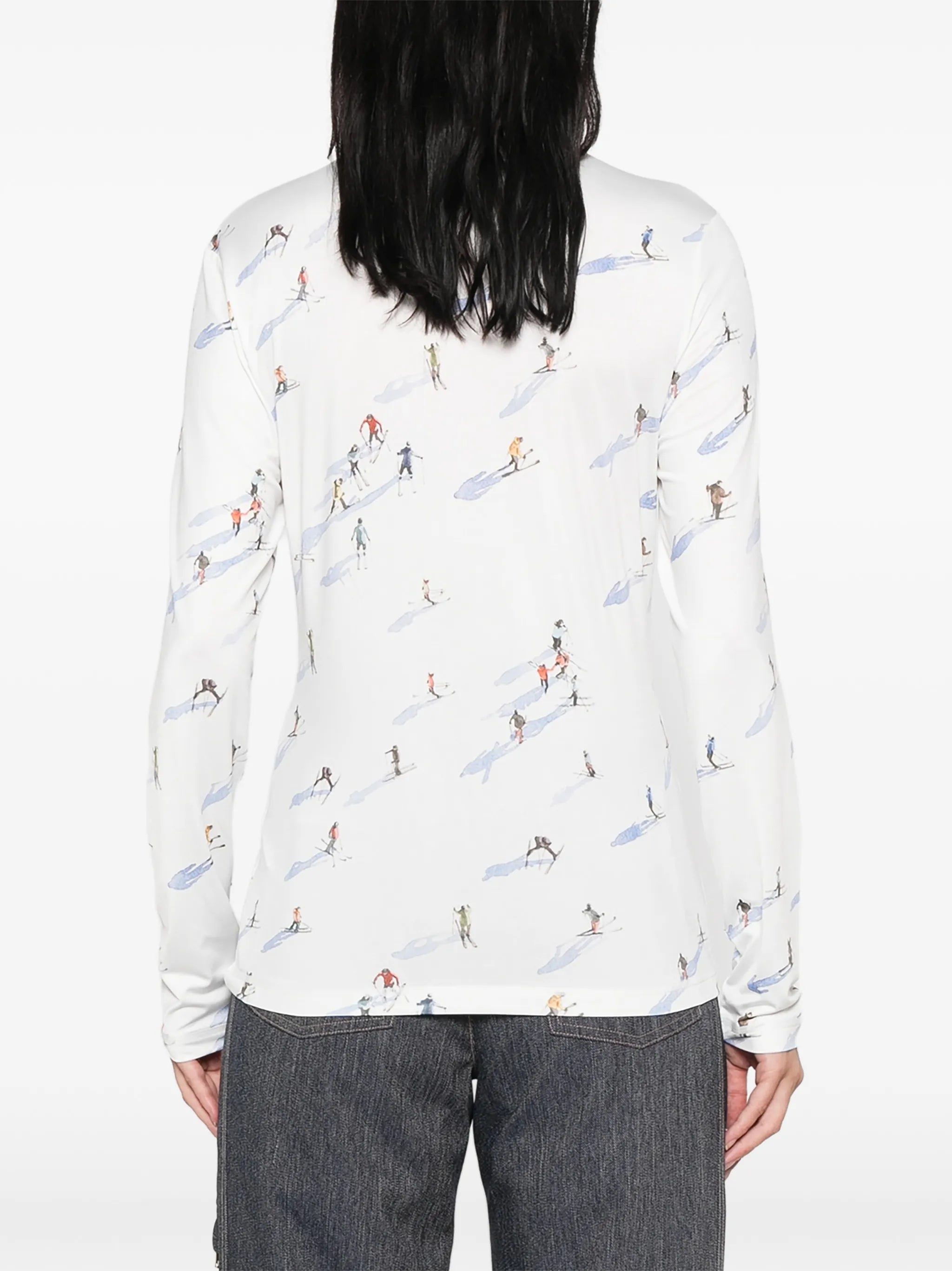 skier-print base layer
