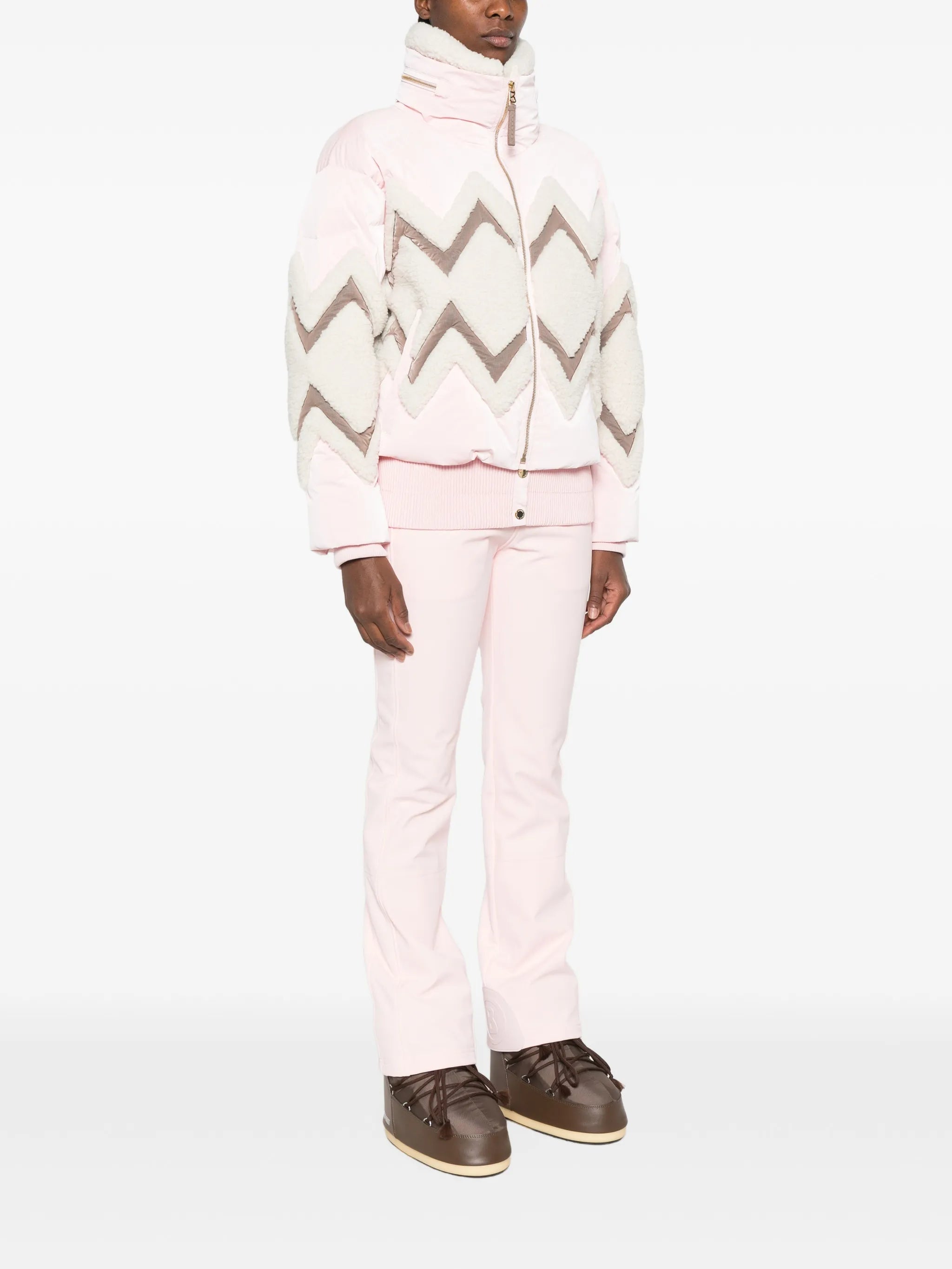 Vaya chevron ski jacket