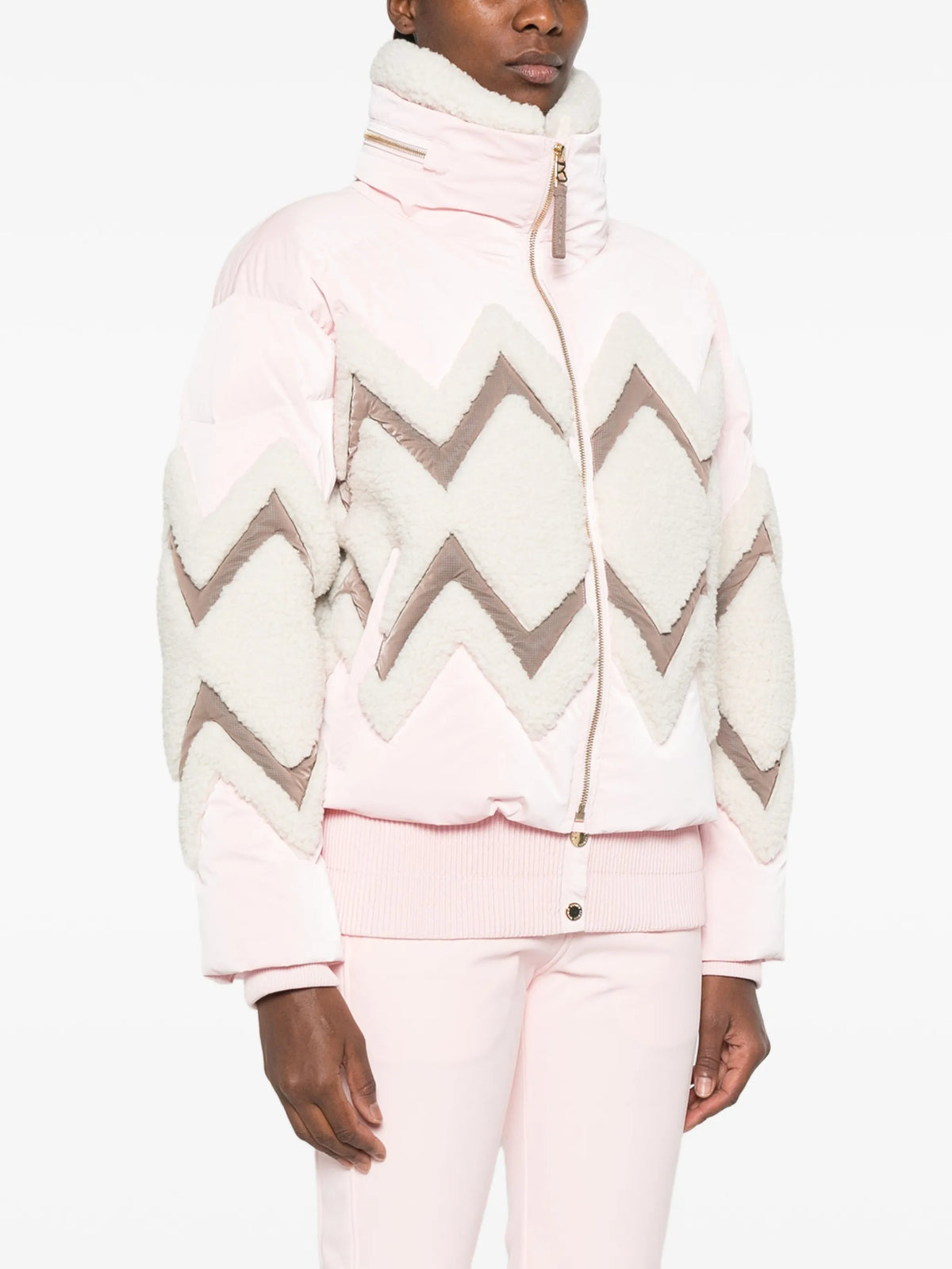 Vaya chevron ski jacket
