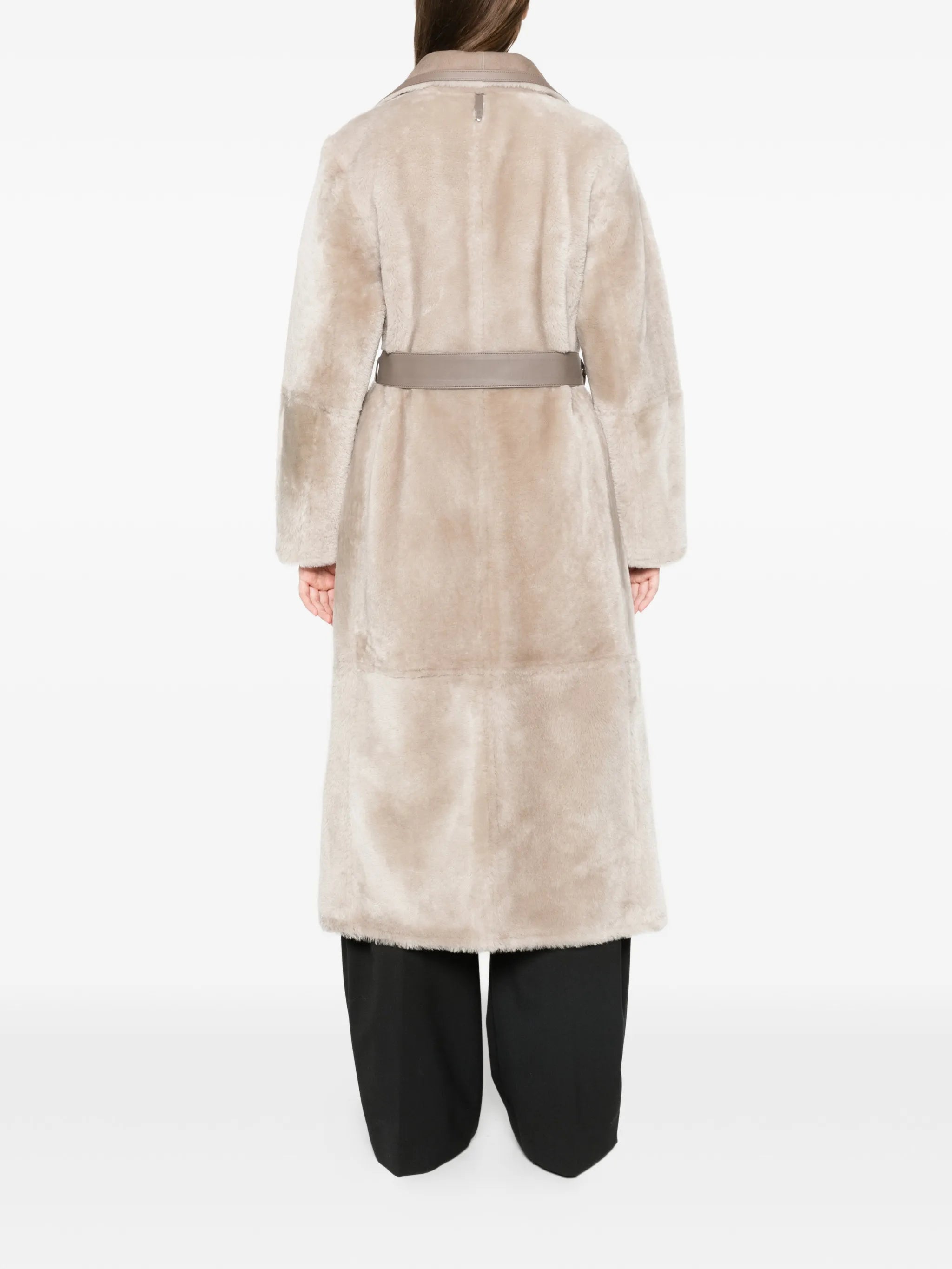 Marian reversible wrap coat