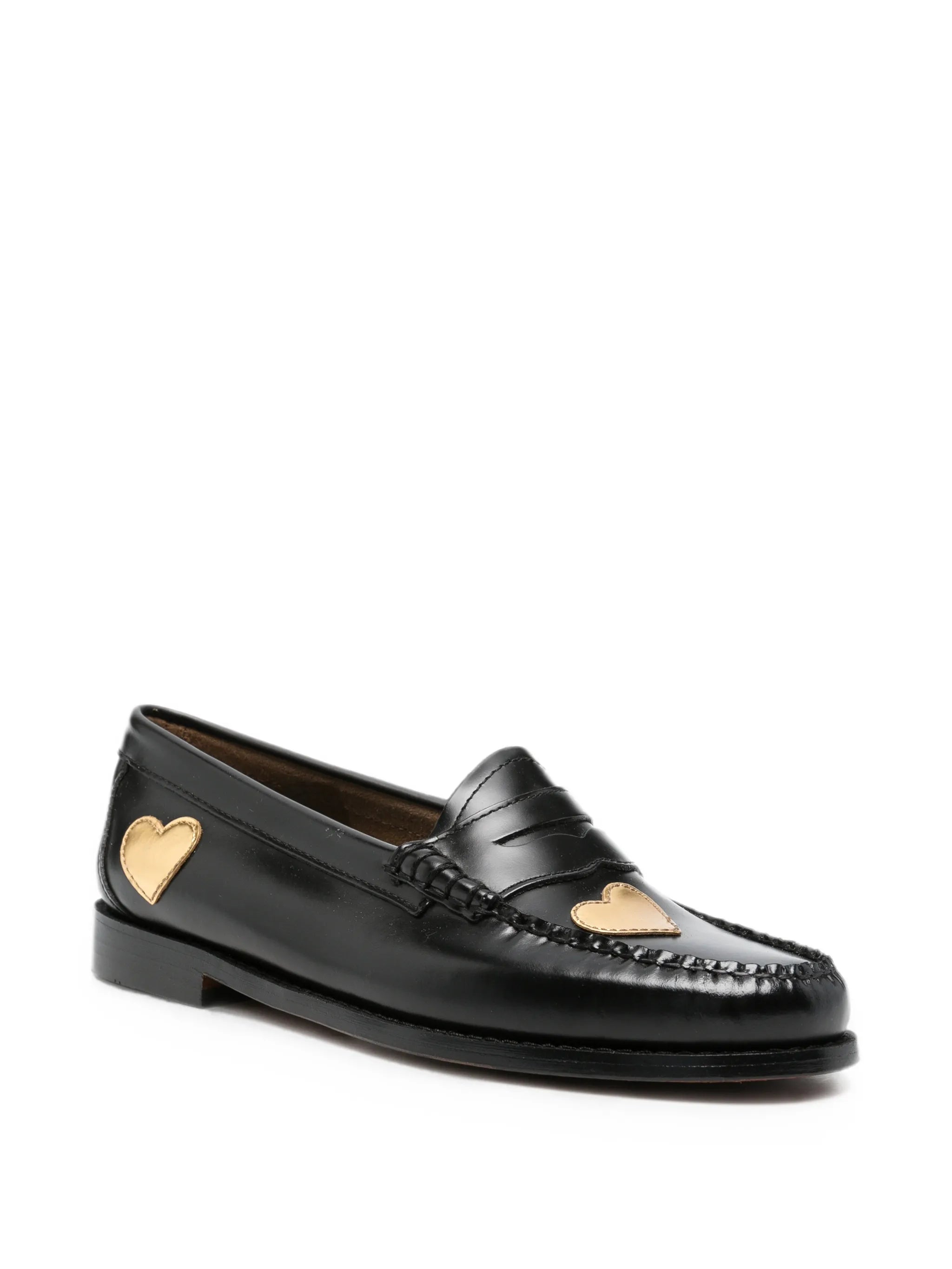 Weejun heart-motif penny-slot loafers
