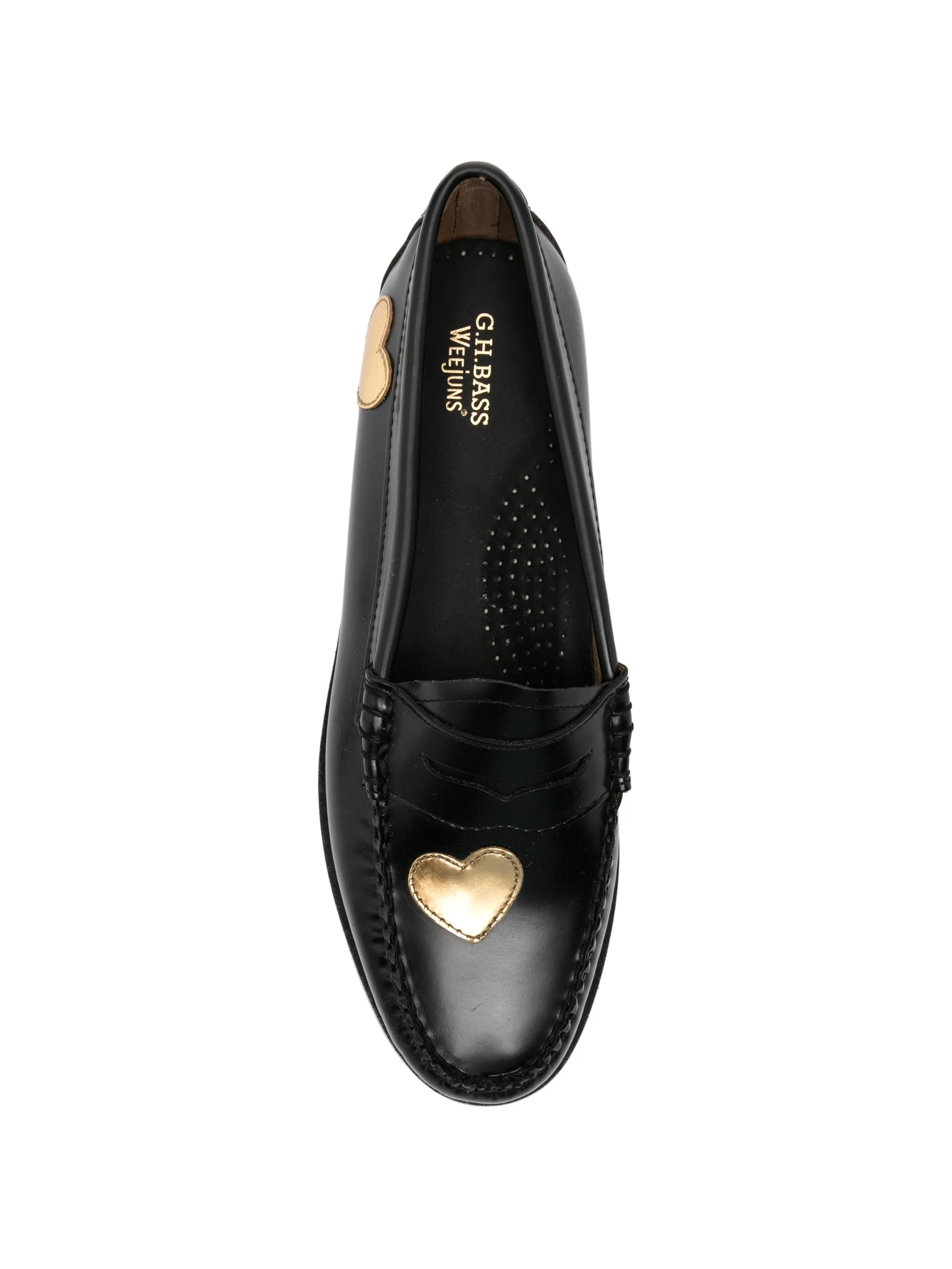 Weejun heart-motif penny-slot loafers