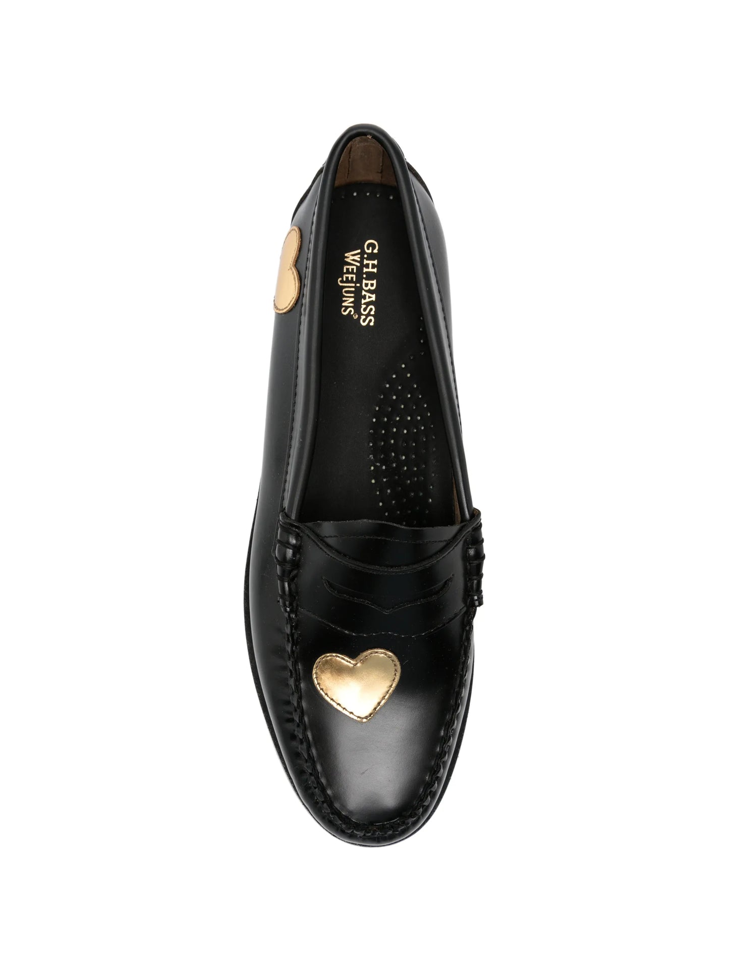 Weejun heart-motif penny-slot loafers