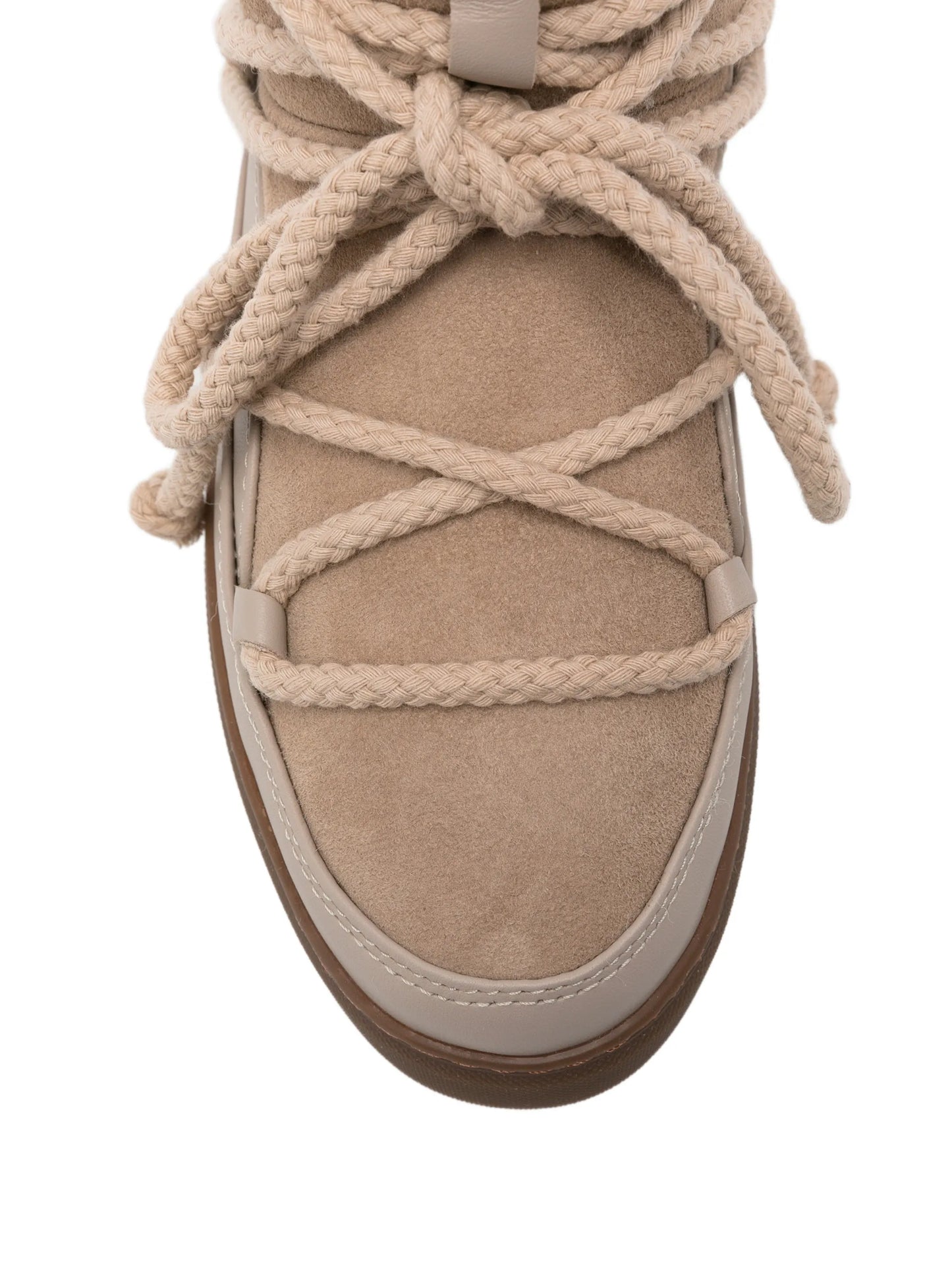 lace-up suede boots