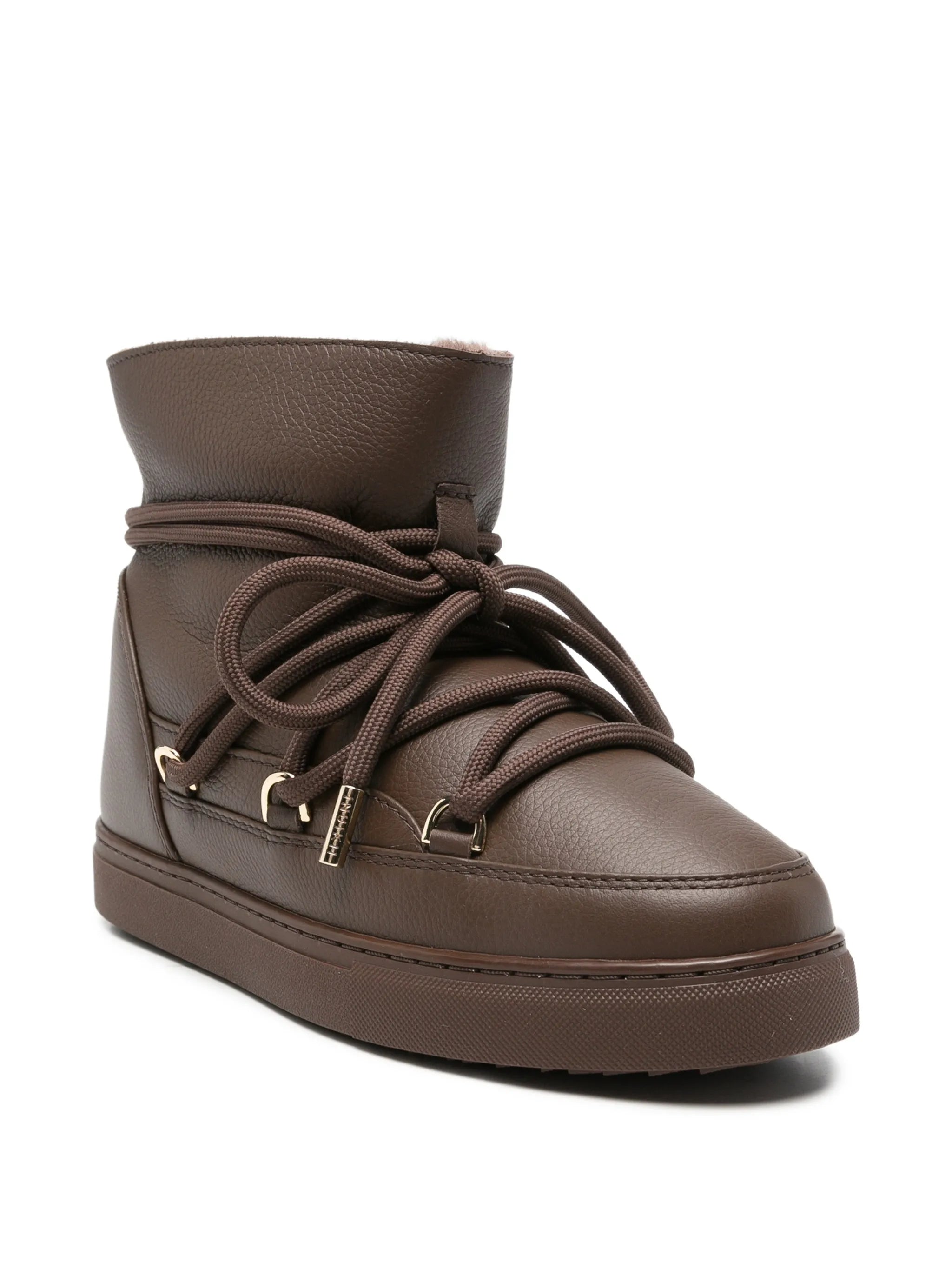 lace-up leather ankle boots