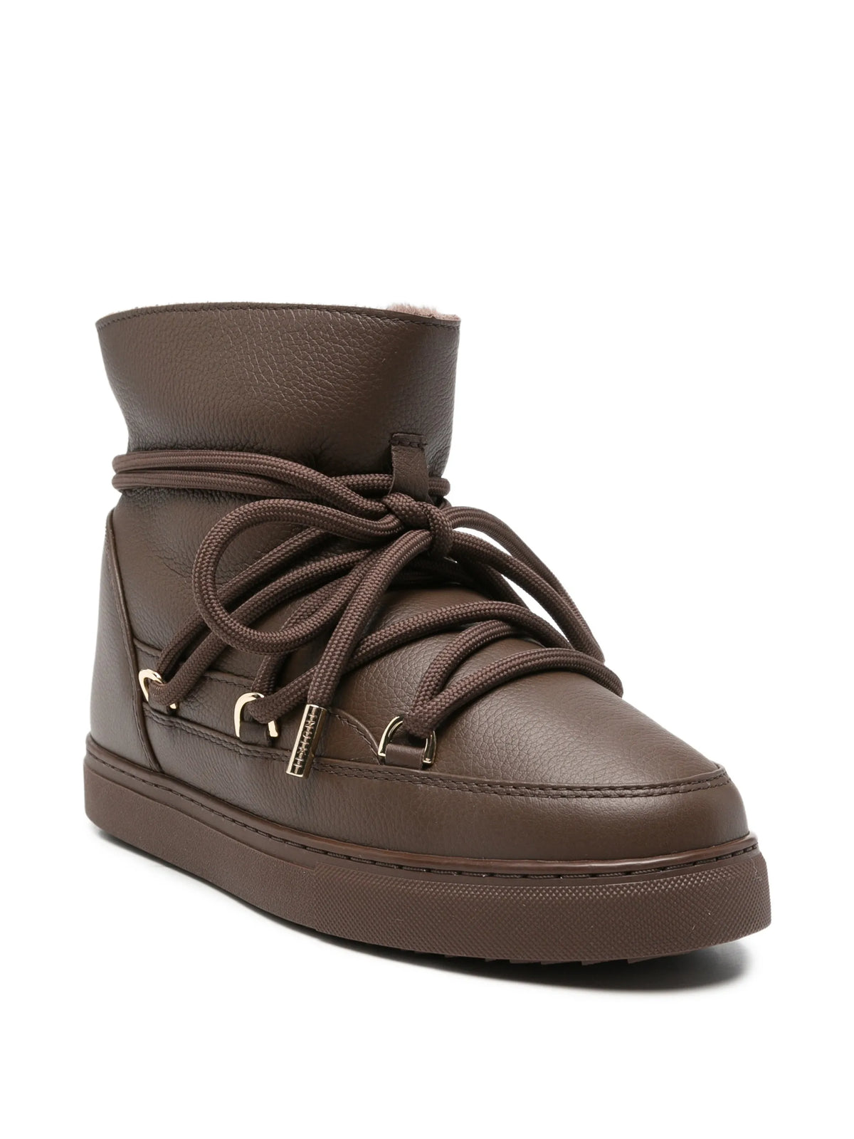 lace-up leather ankle boots