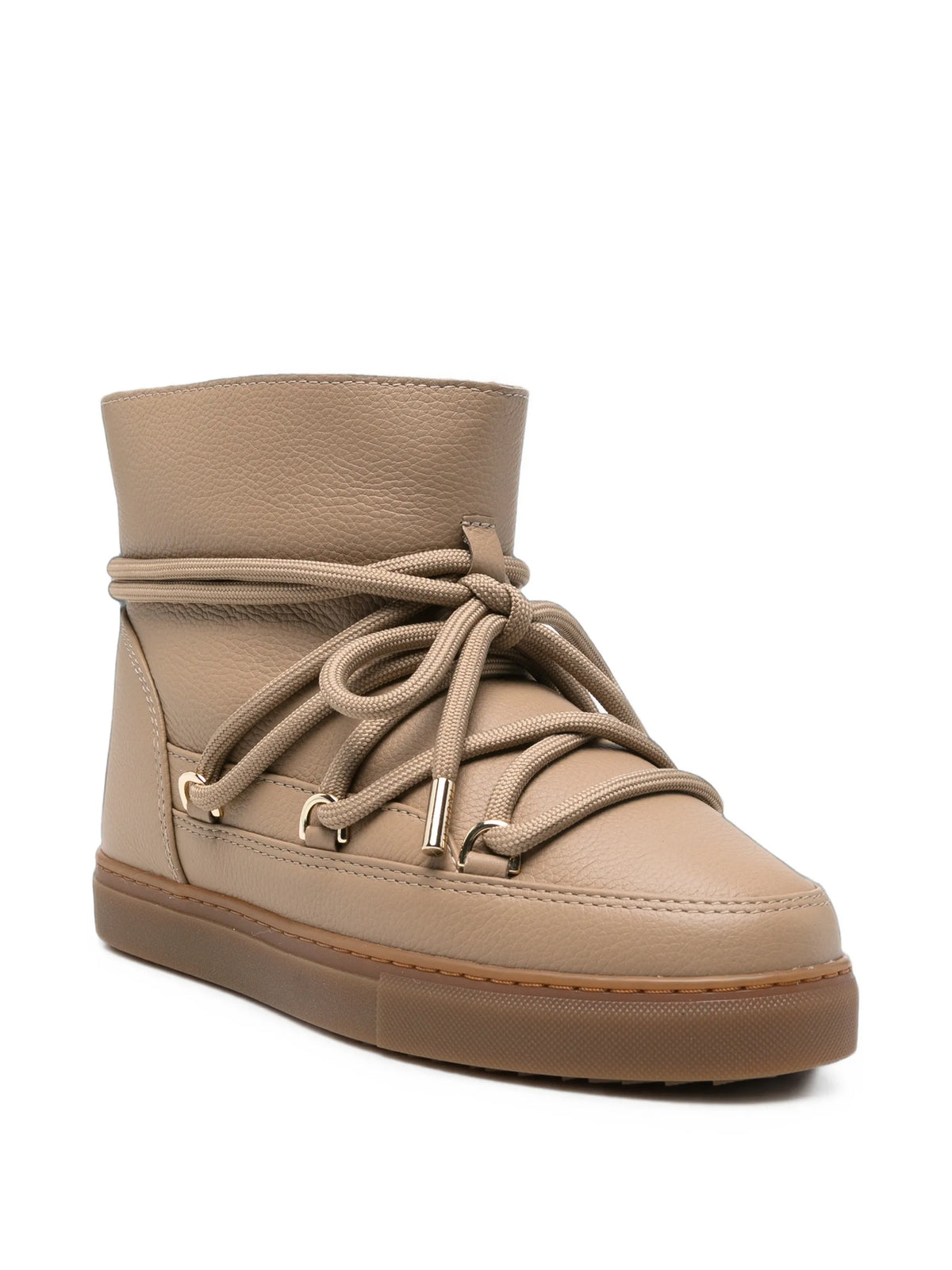 lace-up leather ankle boots