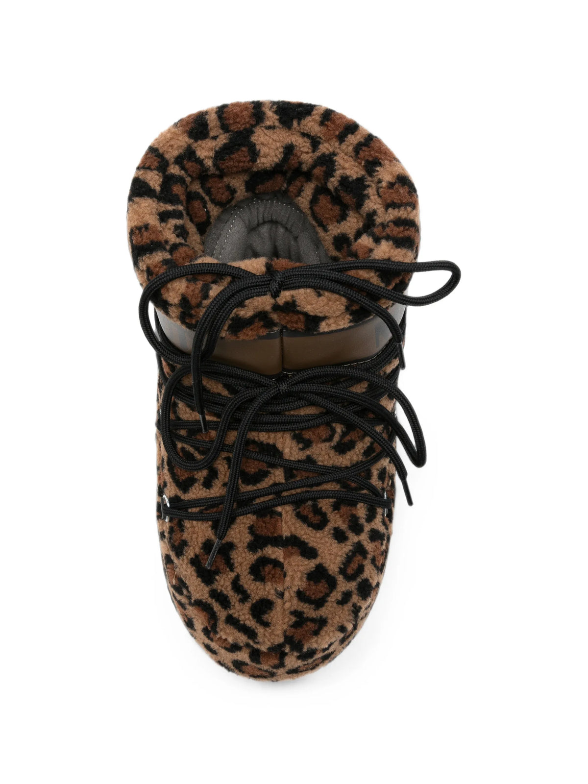 leopard-pattern boots