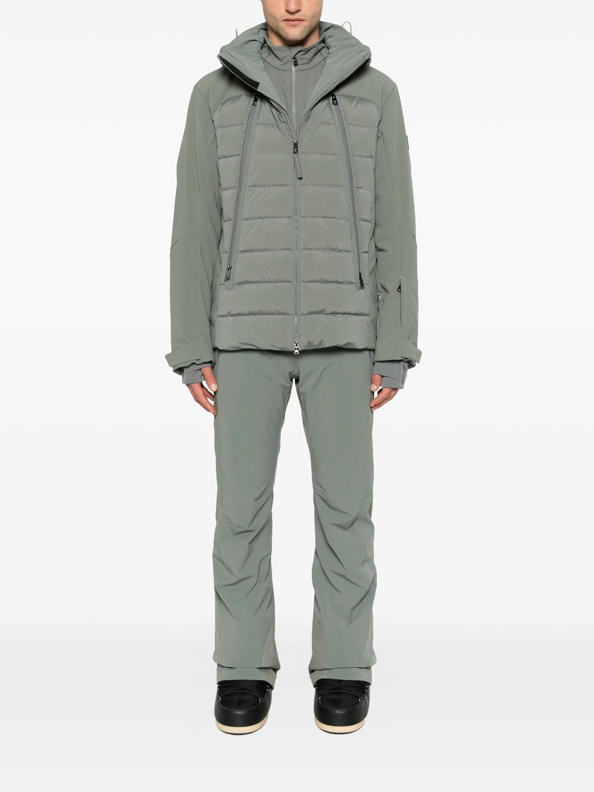 Soel padded hooded ski jacket