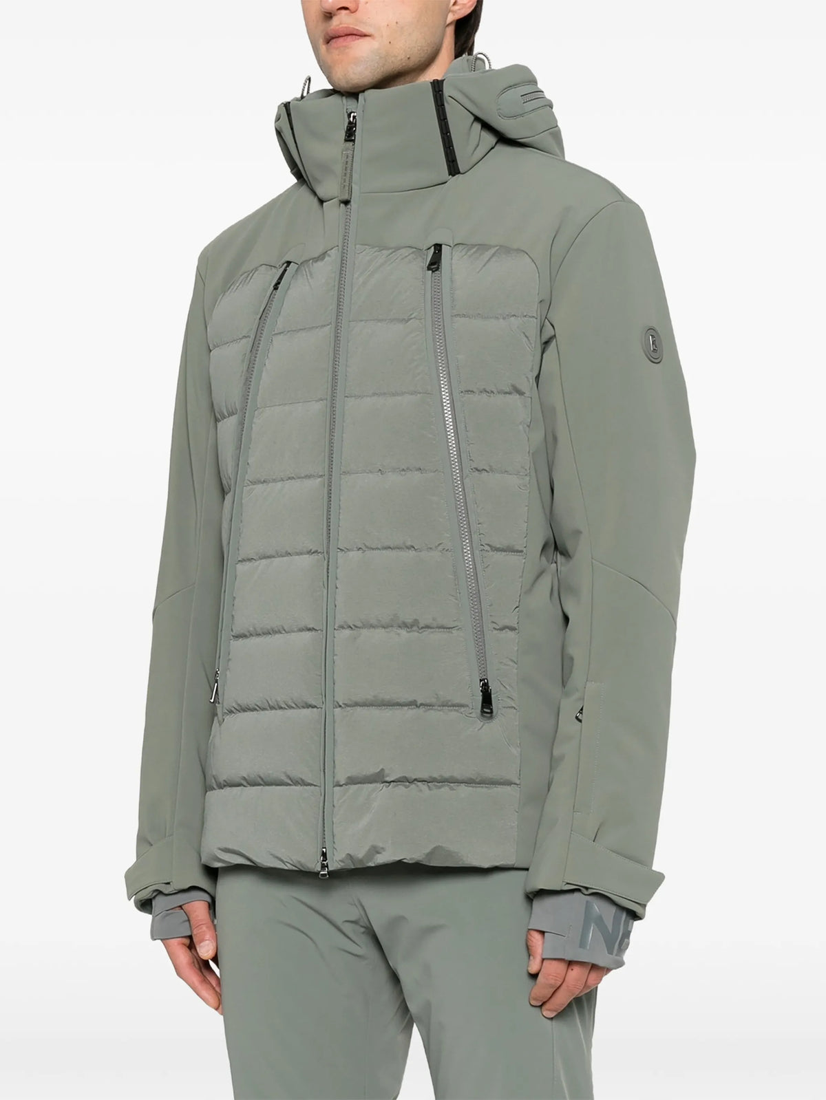 Soel padded hooded ski jacket