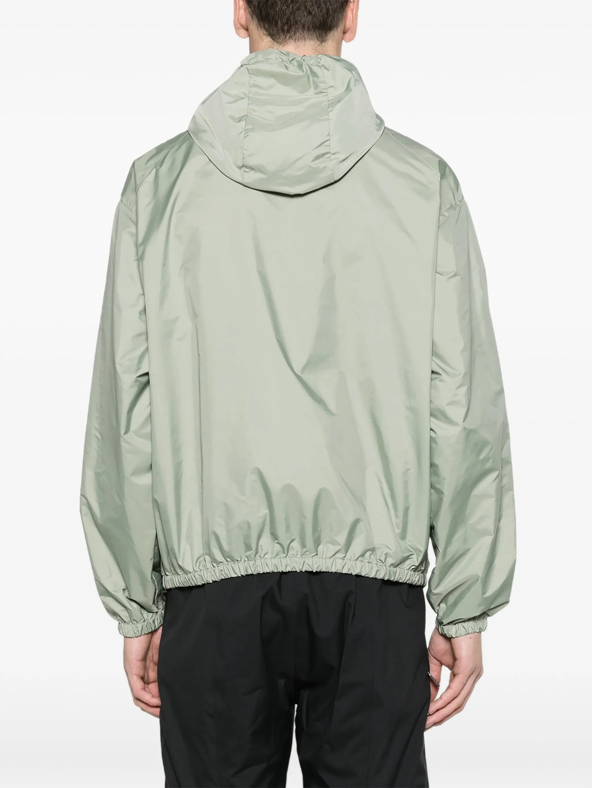 hooded windbreaker