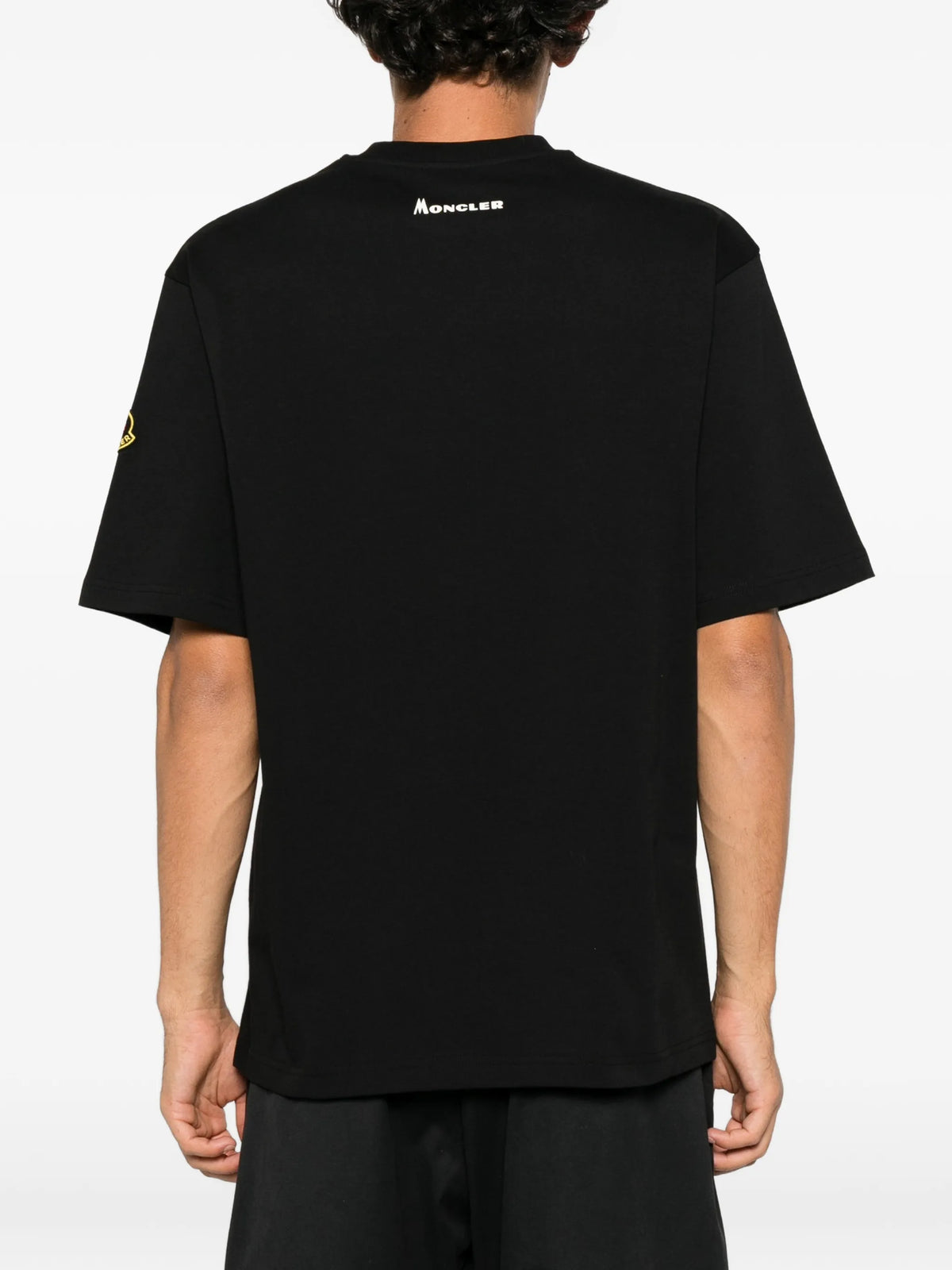 Re-Icon mountain-print logo-patch T-shirt