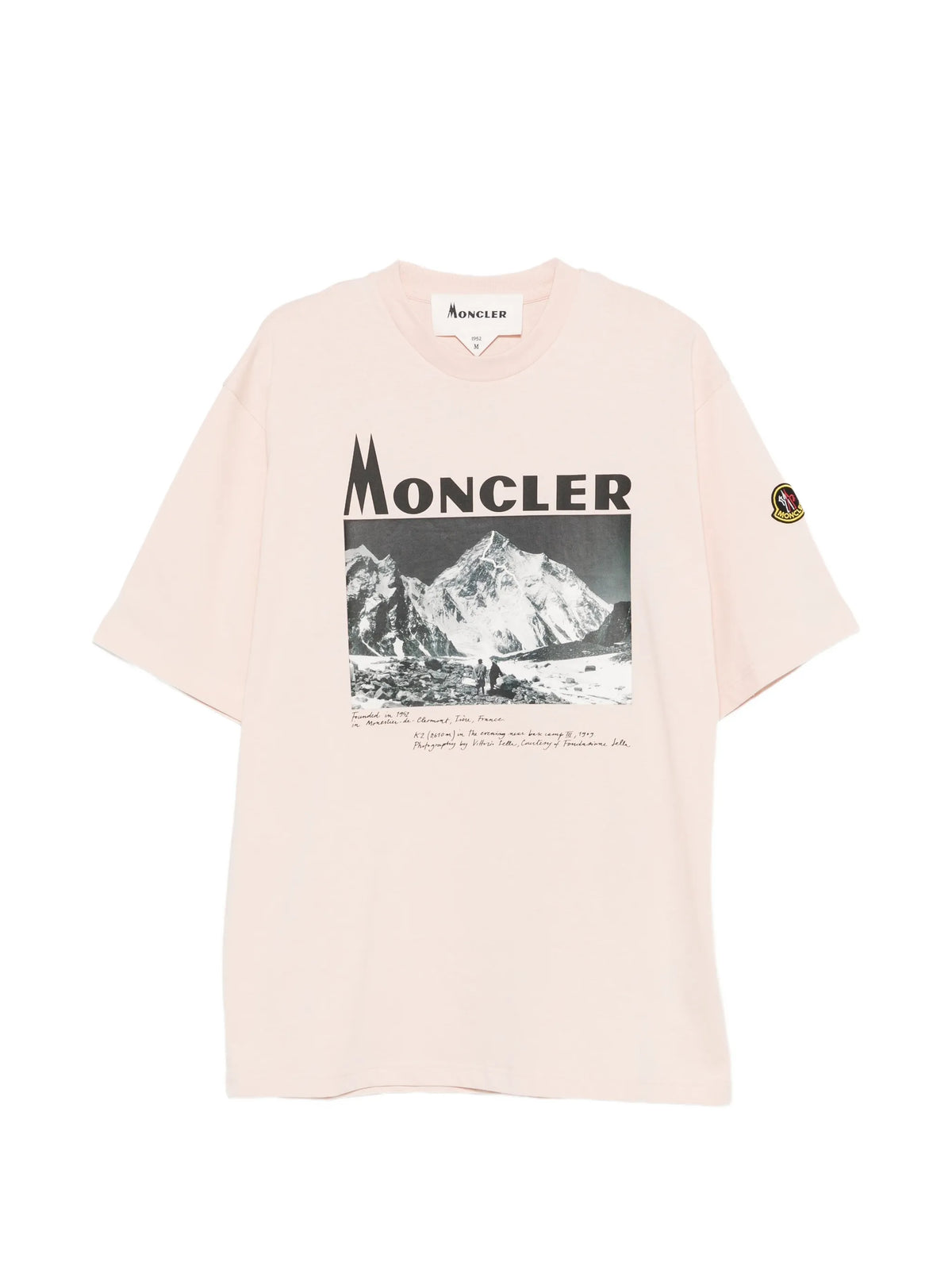 mountain-print jersey T-shirt