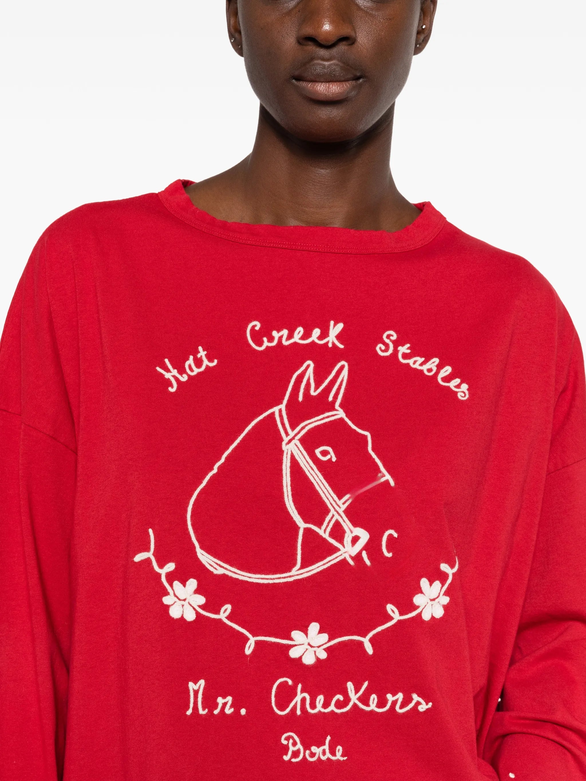 Stables embroidered T-shirt