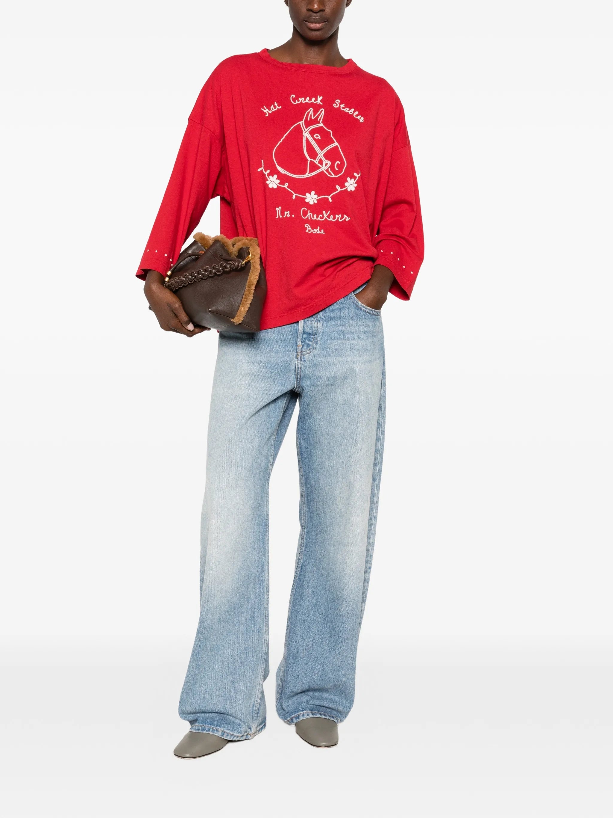 Stables embroidered T-shirt