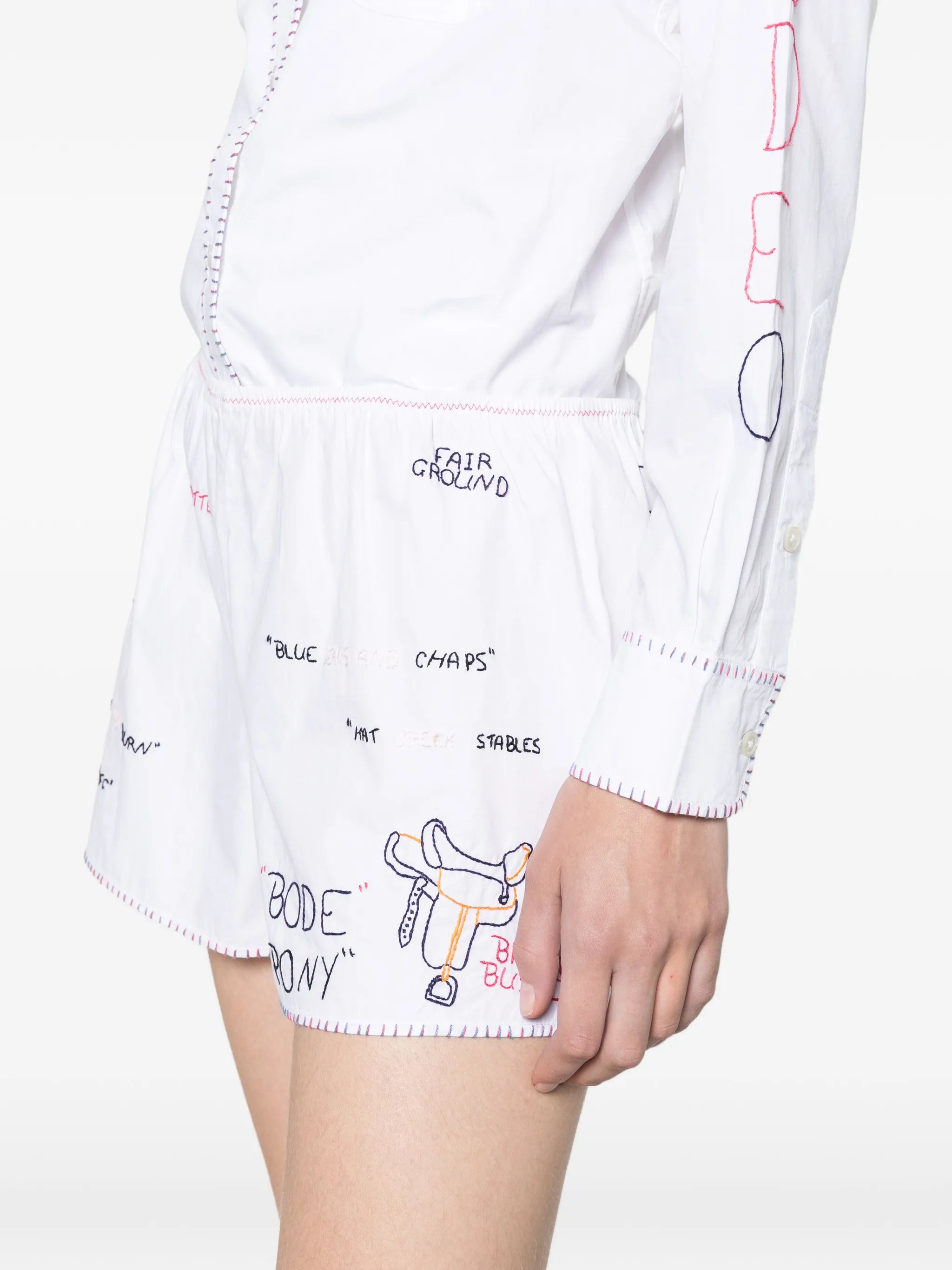 Rodeo Dictionary tap shorts