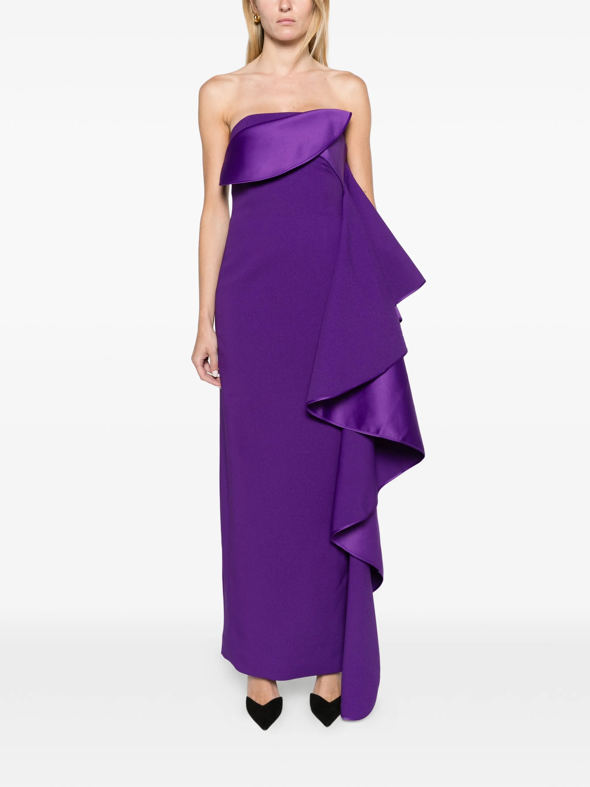 The Andress maxi dress in deep orchid