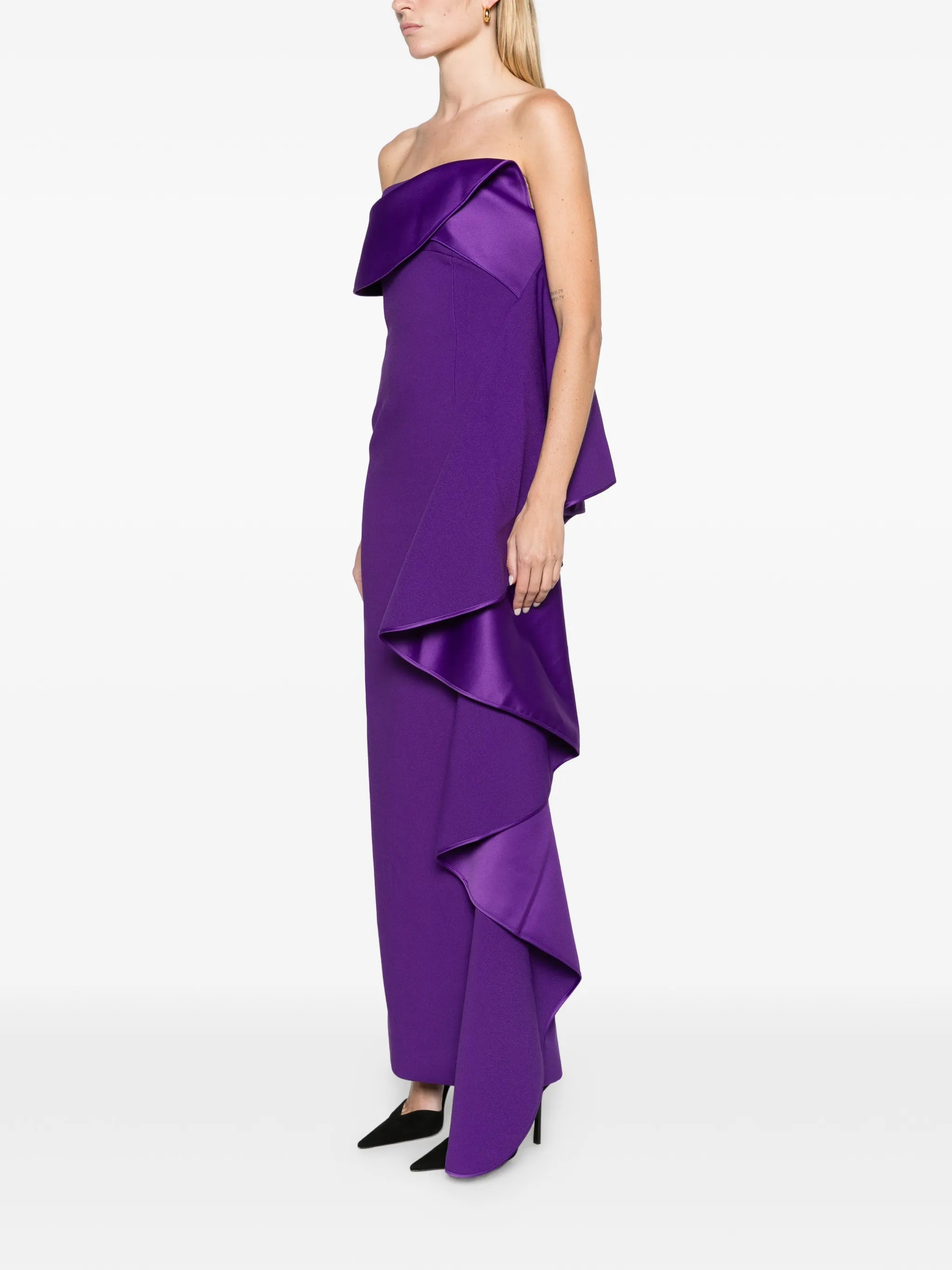 The Andress maxi dress in deep orchid
