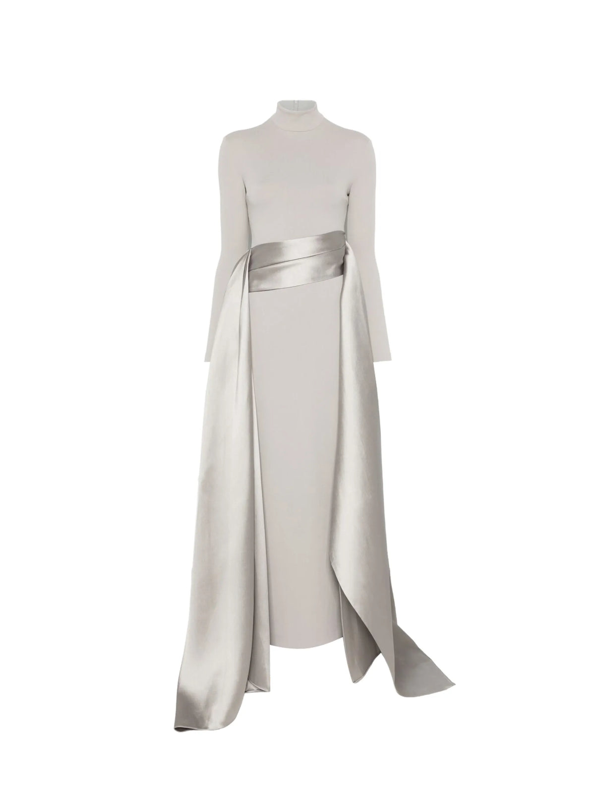 The Olivia maxi dress in pewter