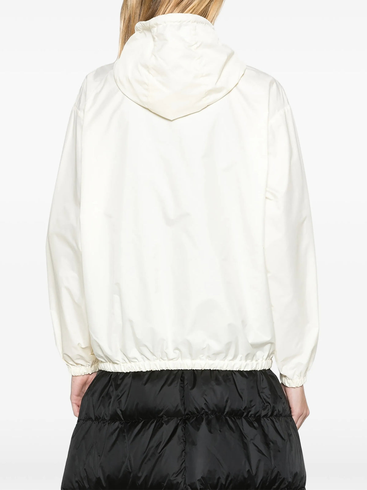 hooded windbreaker