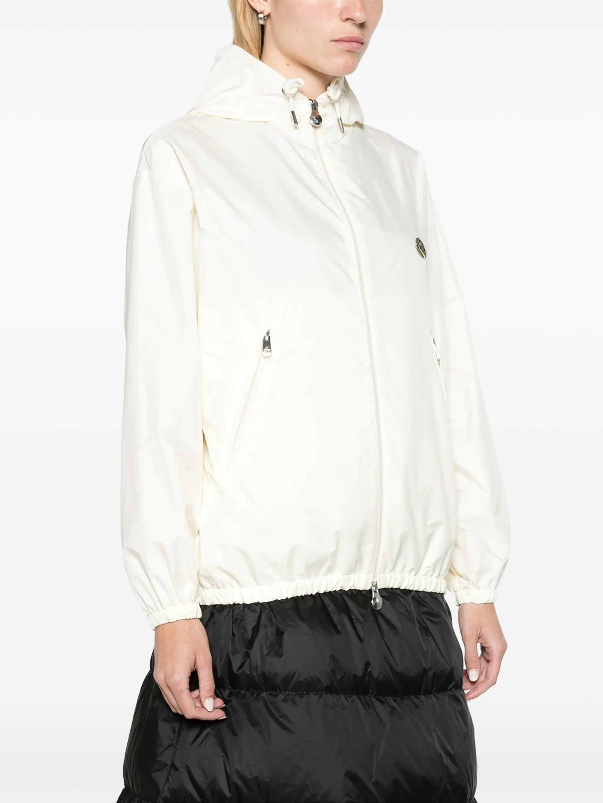 hooded windbreaker