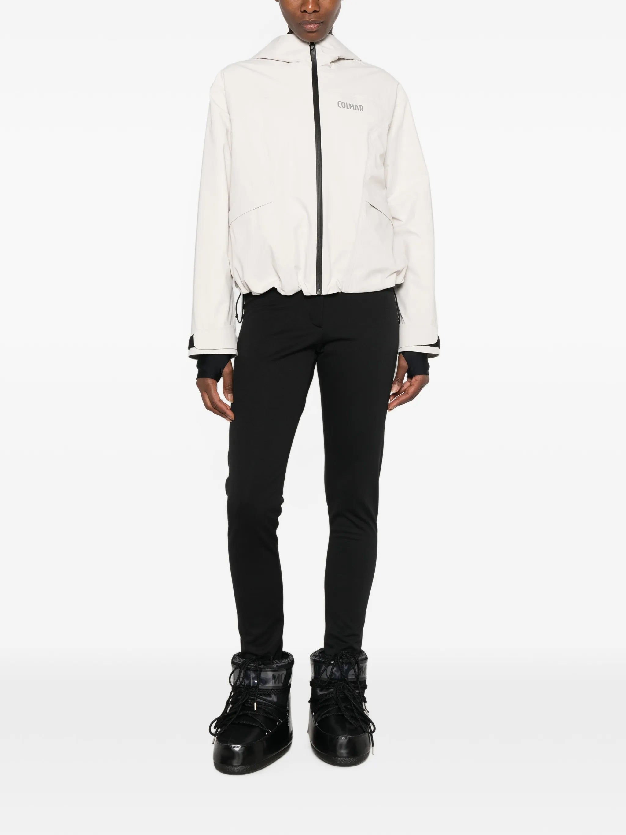 hooded ski jacket