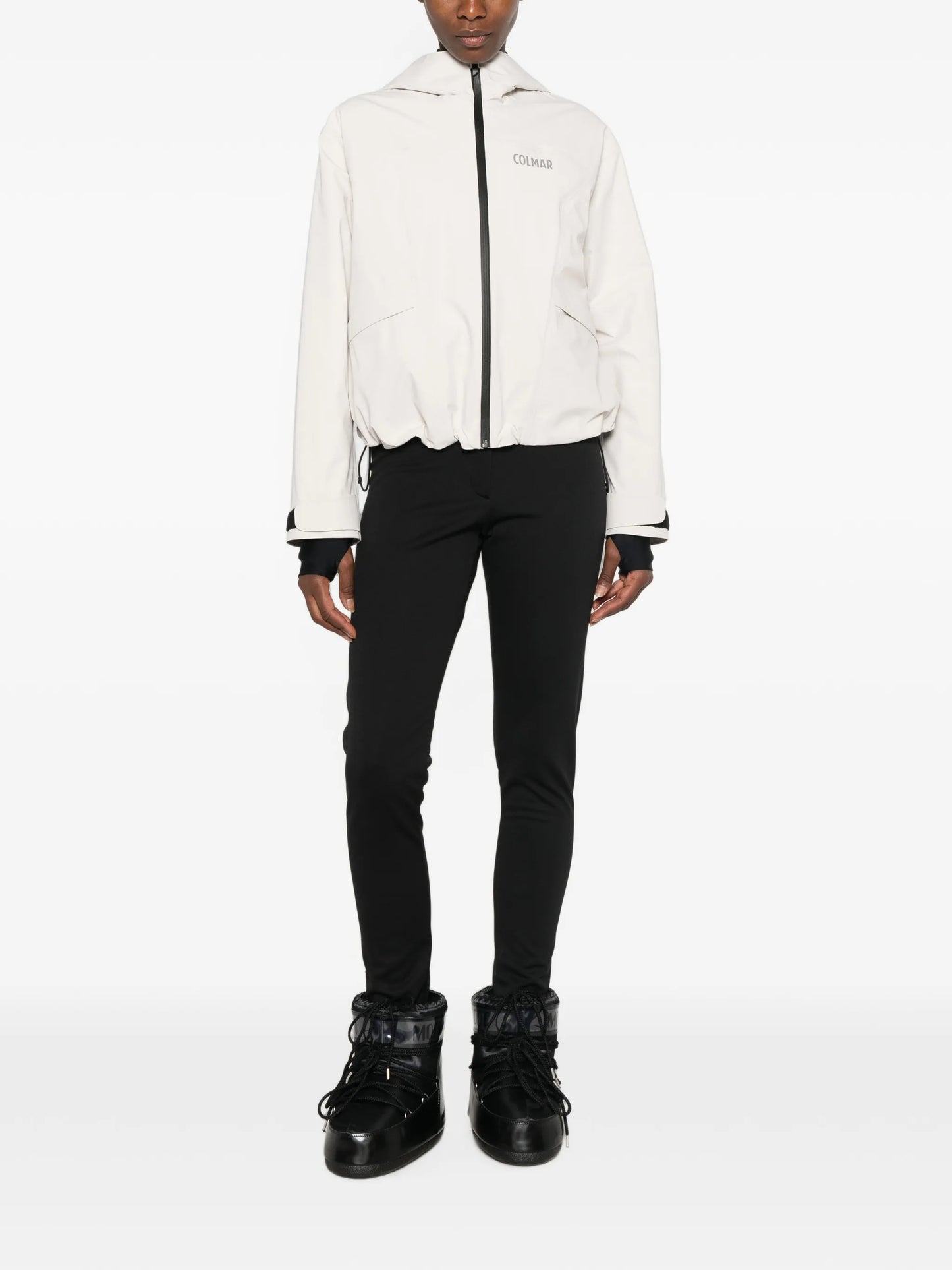 hooded ski jacket