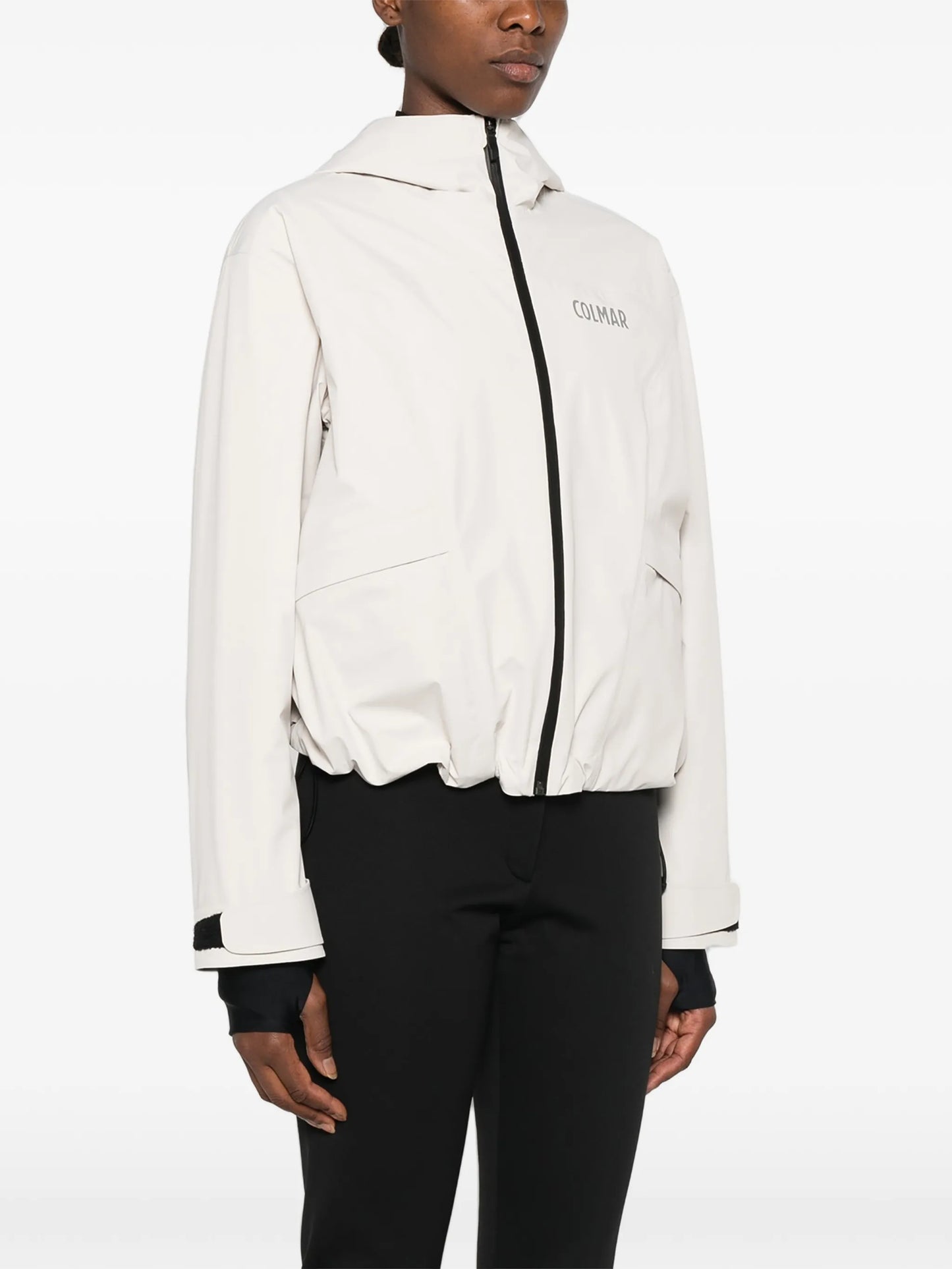 hooded ski jacket