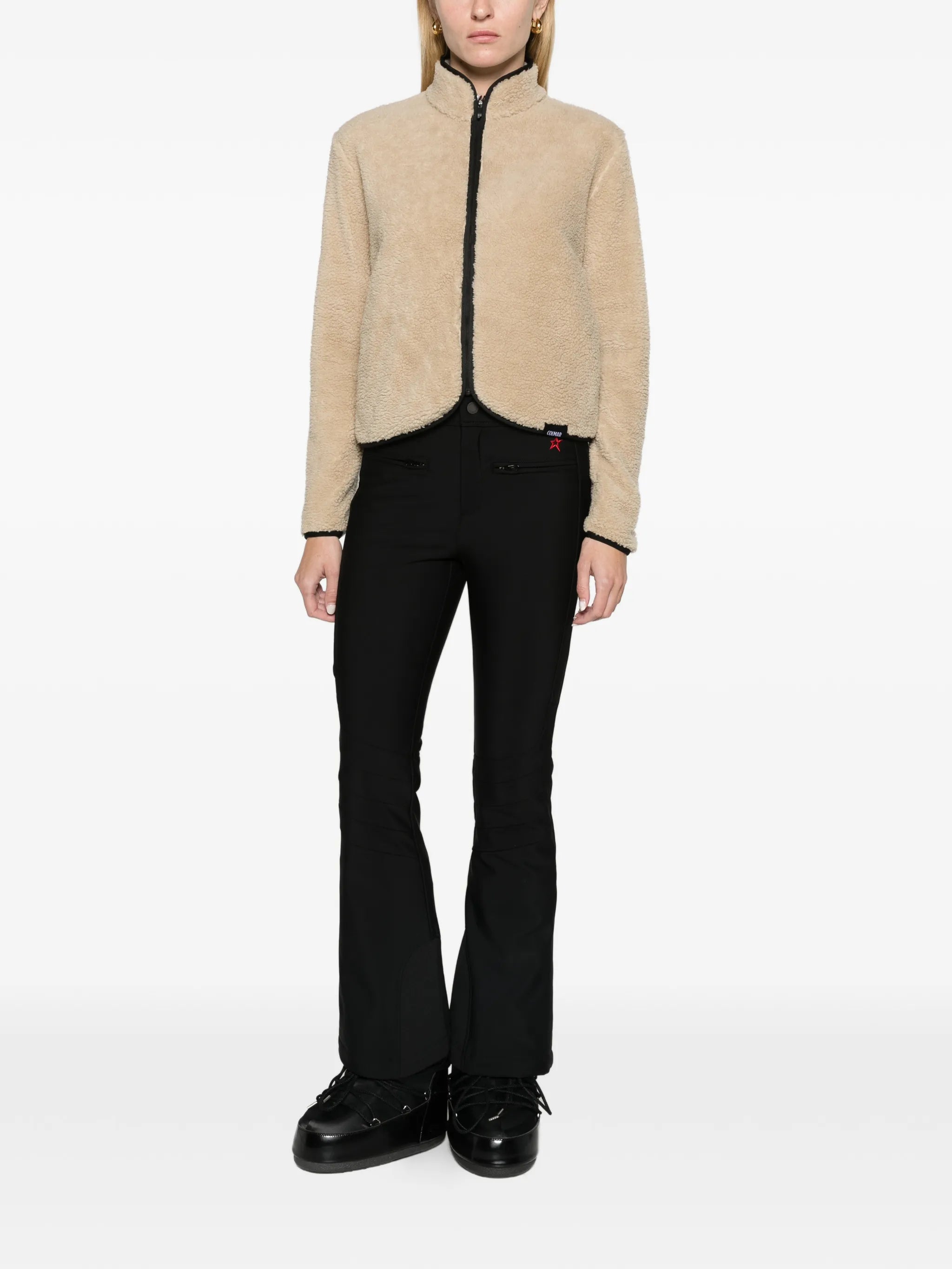 teddy-effect ski fleece