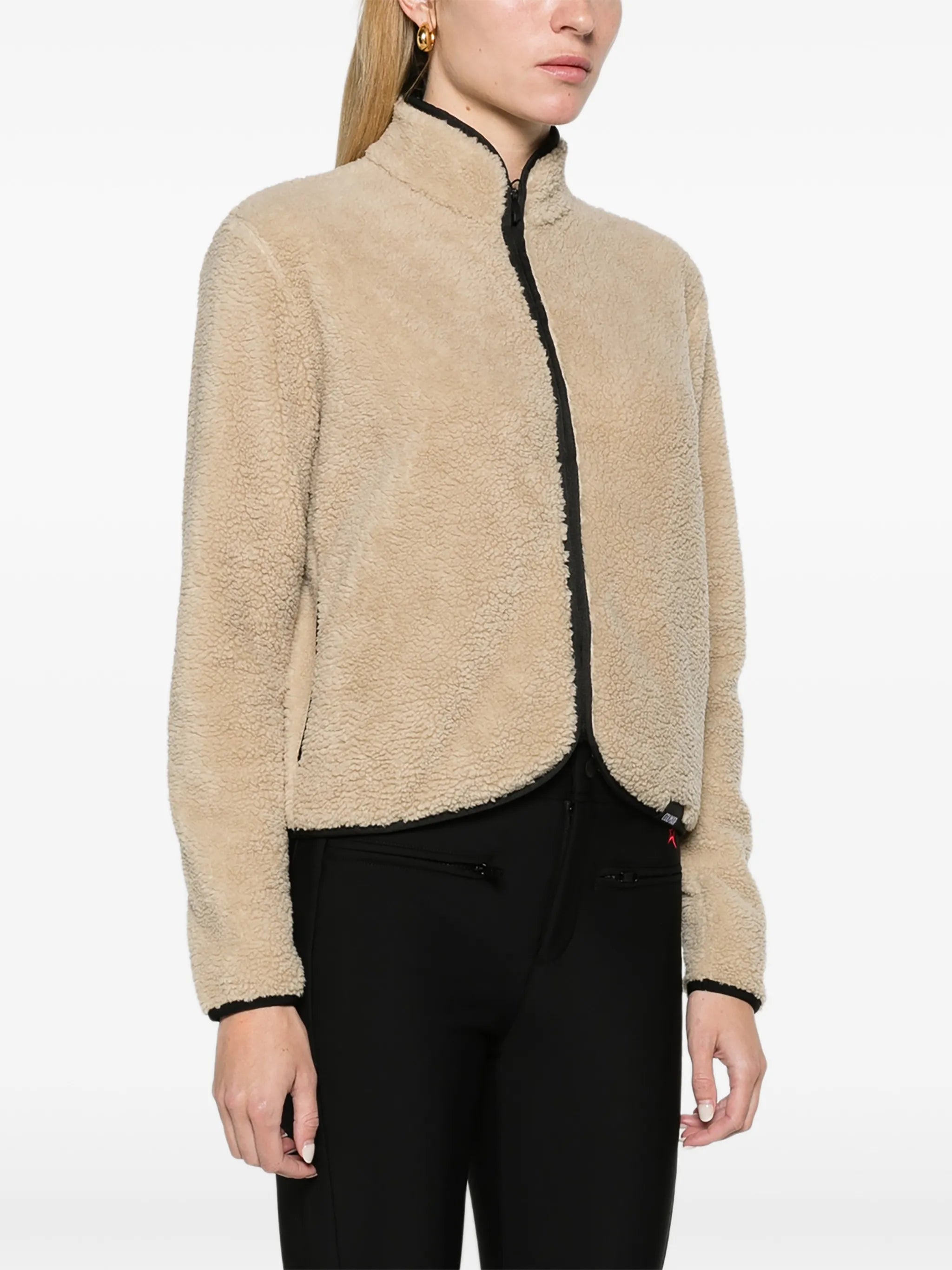 teddy-effect ski fleece