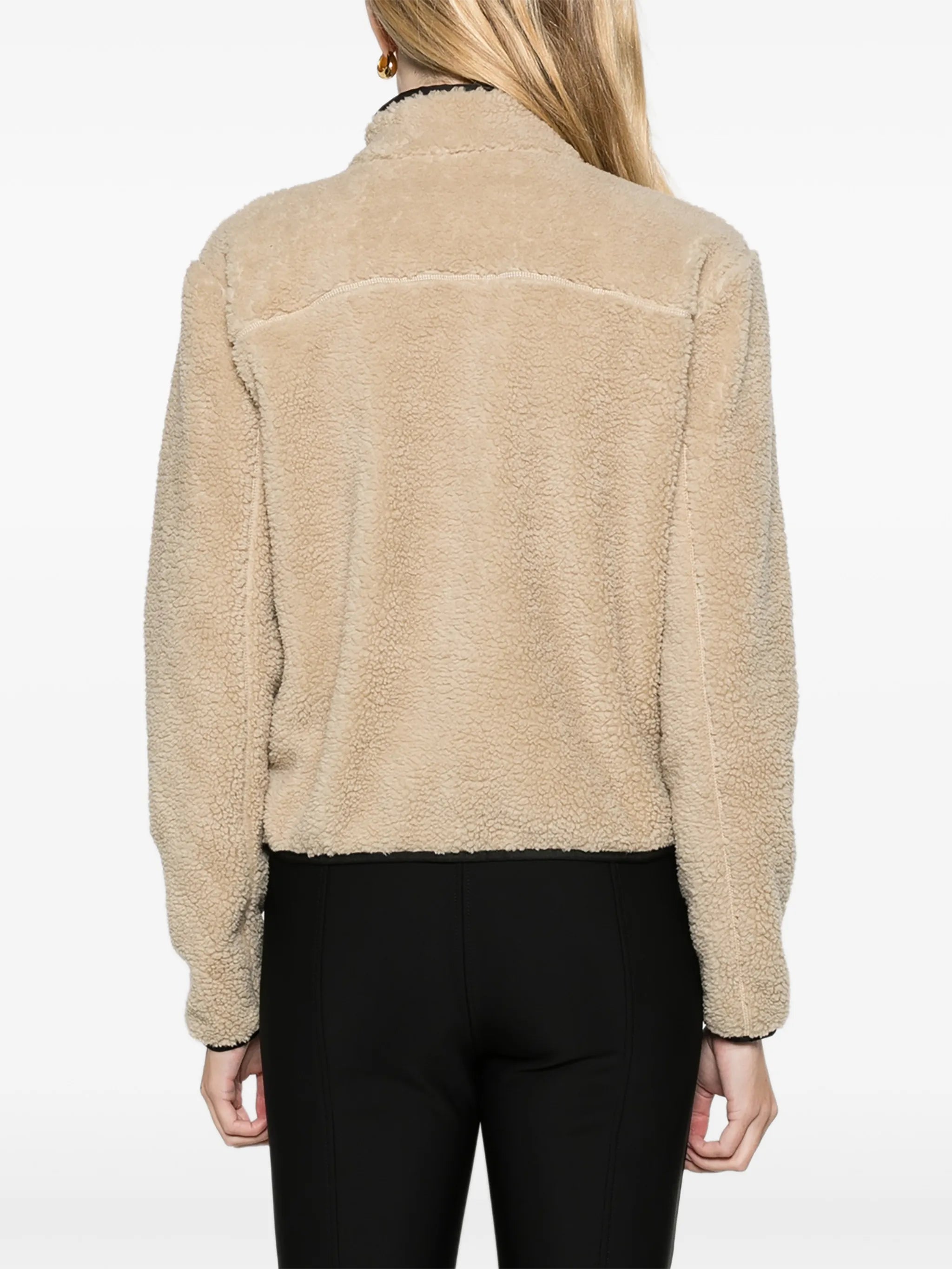 teddy-effect ski fleece