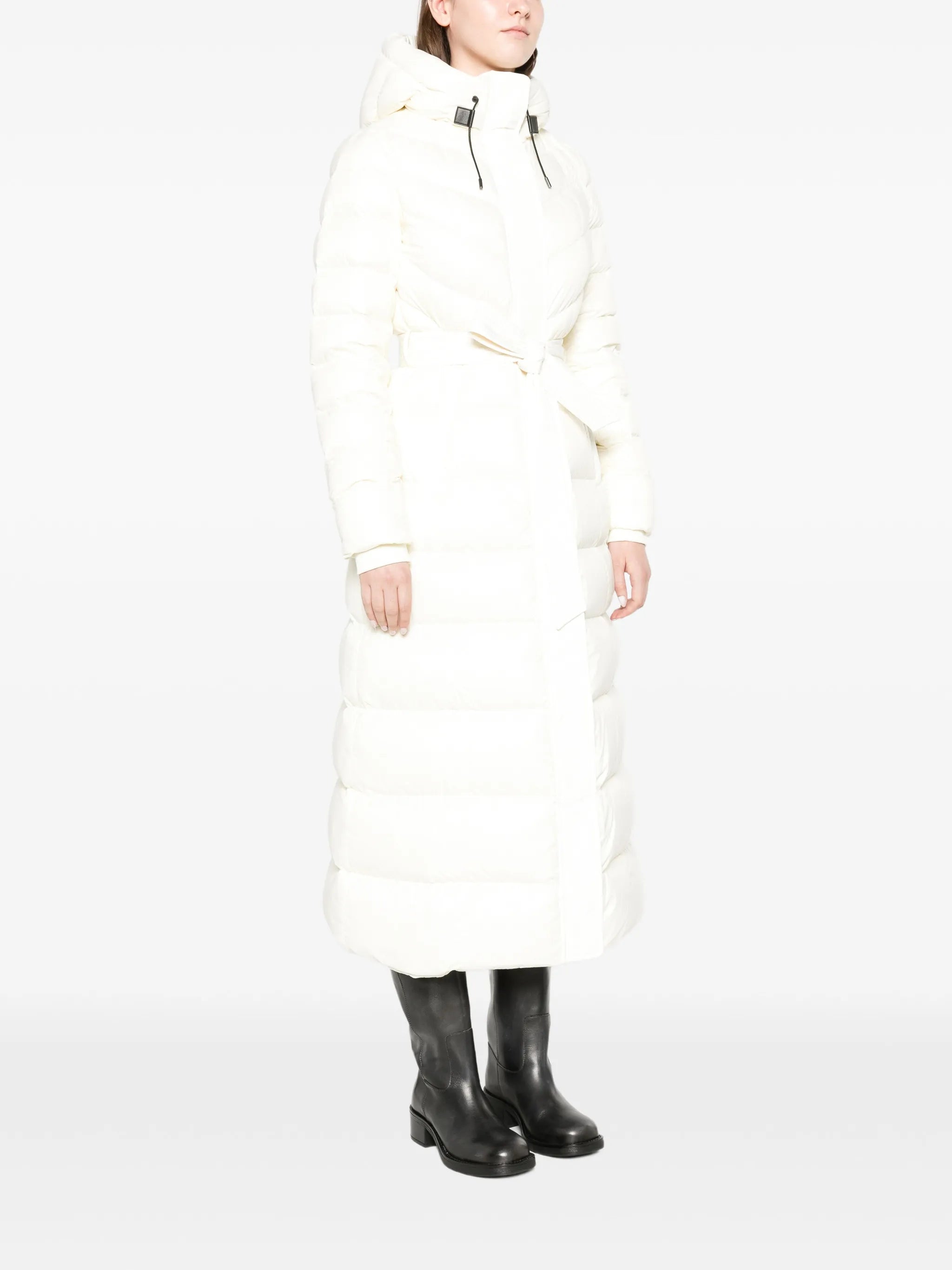 Calina lustrous down maxi coat