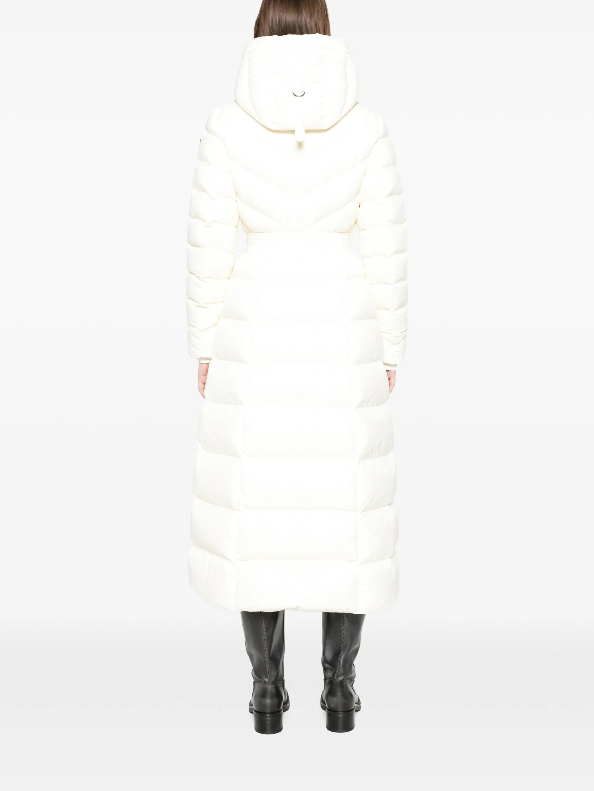 Calina lustrous down maxi coat
