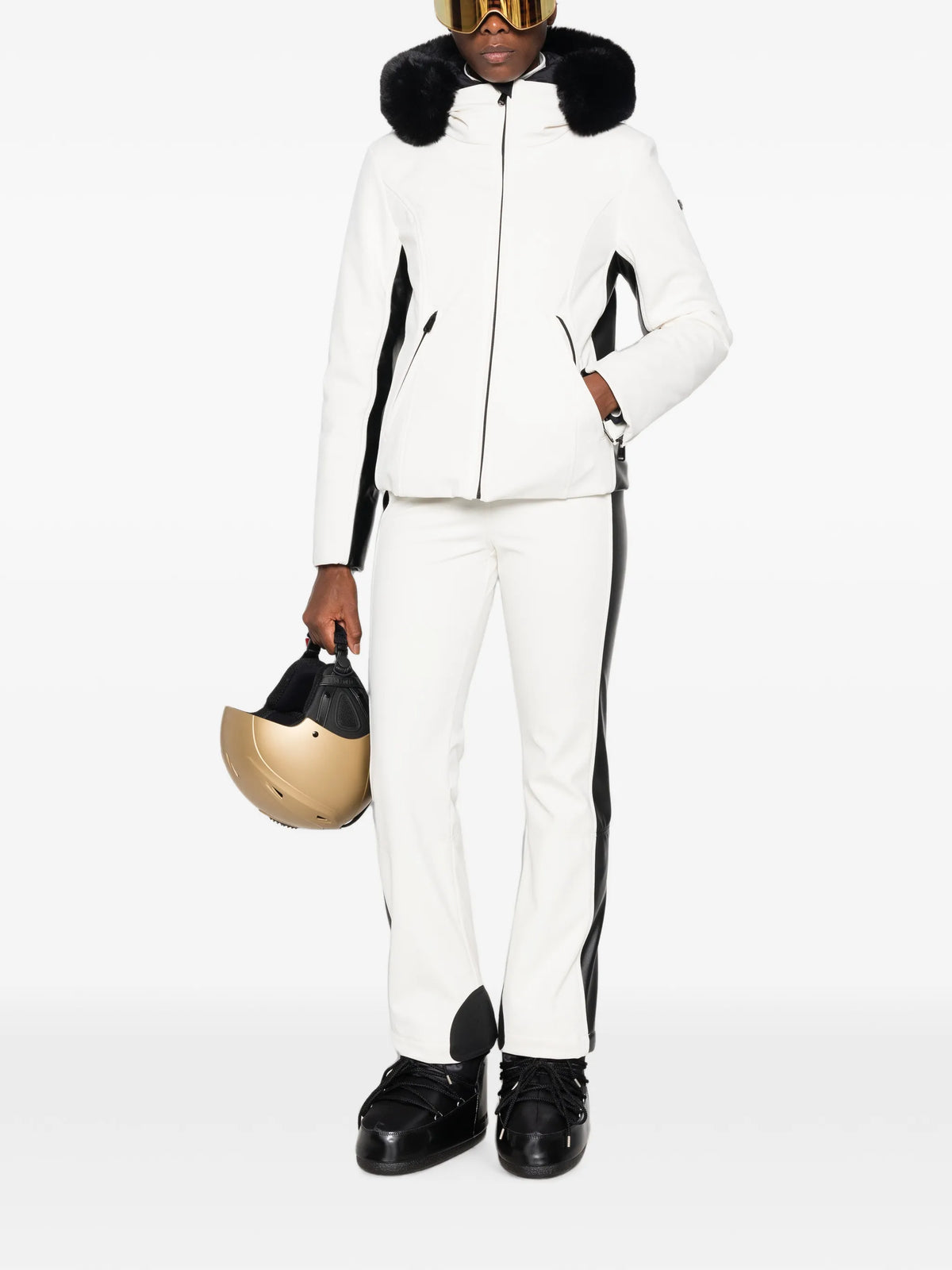 Kibo fur trim ski jacket
