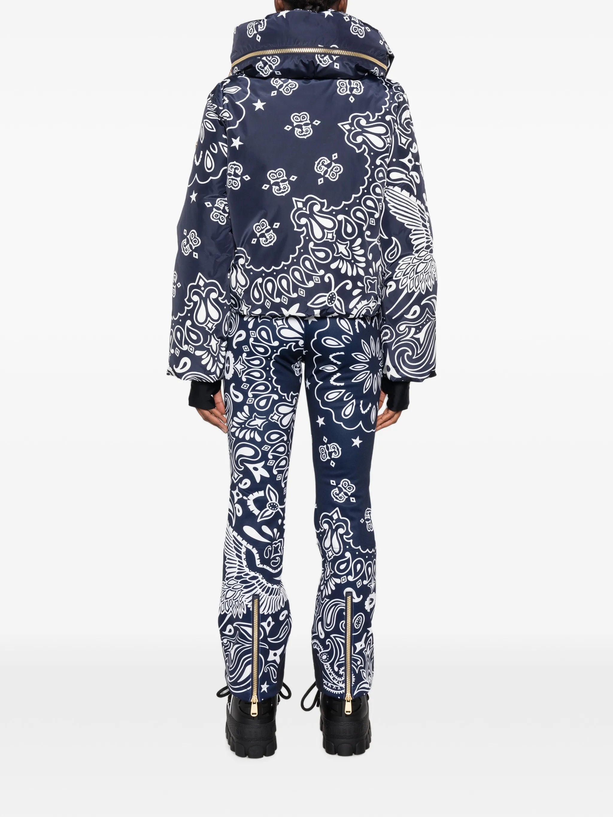 Kyoki bandana-print ski jacket