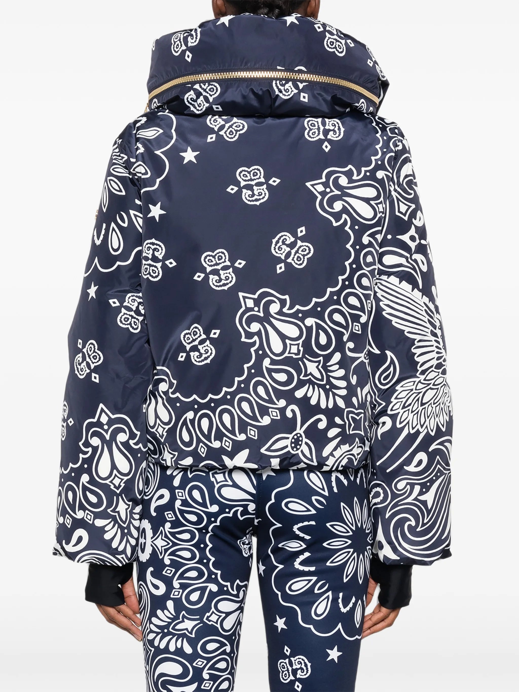 Kyoki bandana-print ski jacket