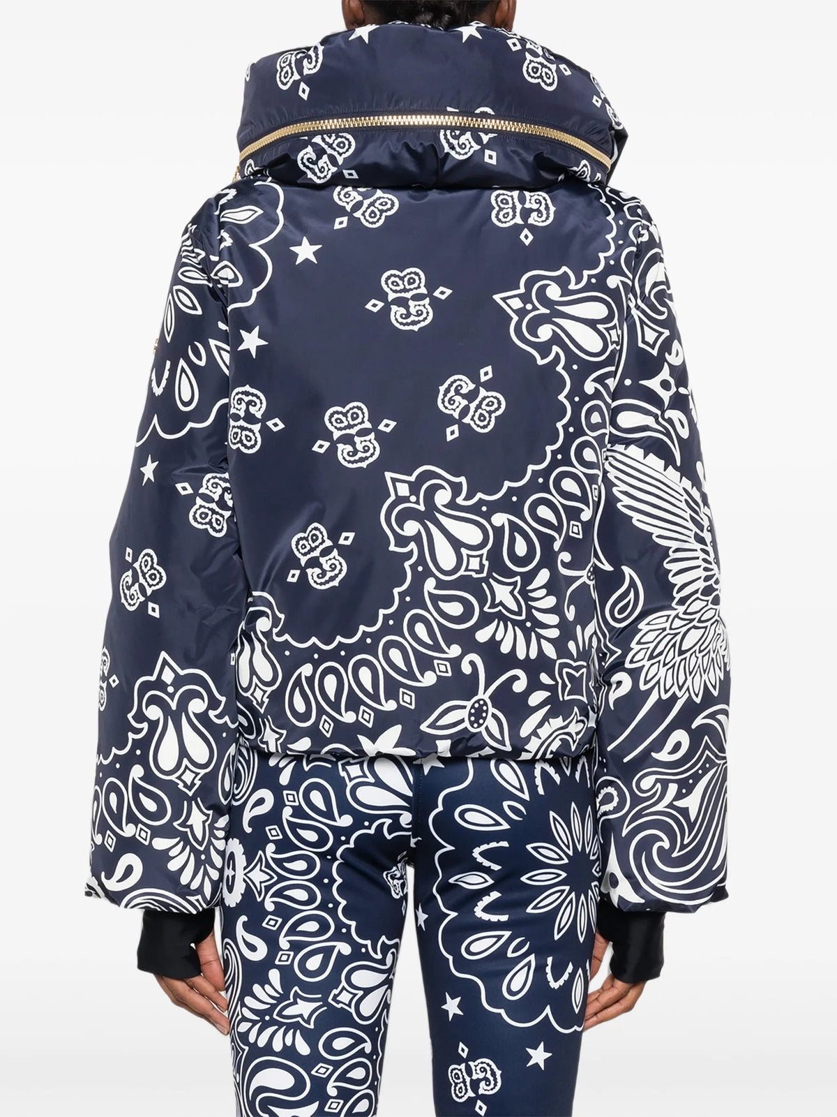 Kyoki bandana-print ski jacket