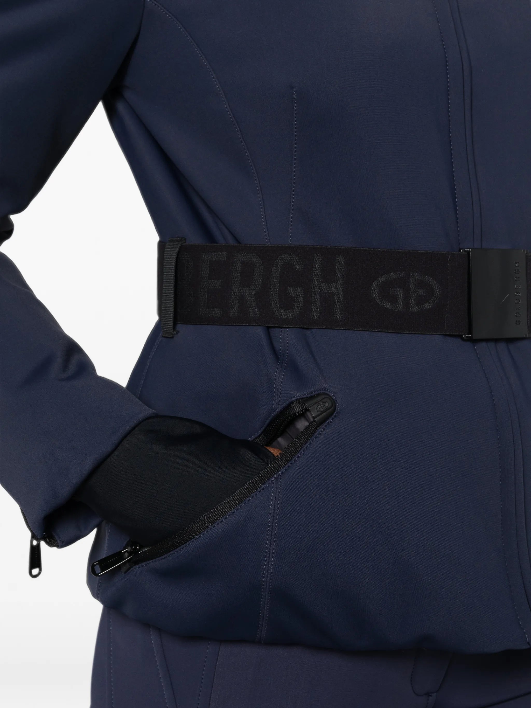 Hida fur-trim ski jacket