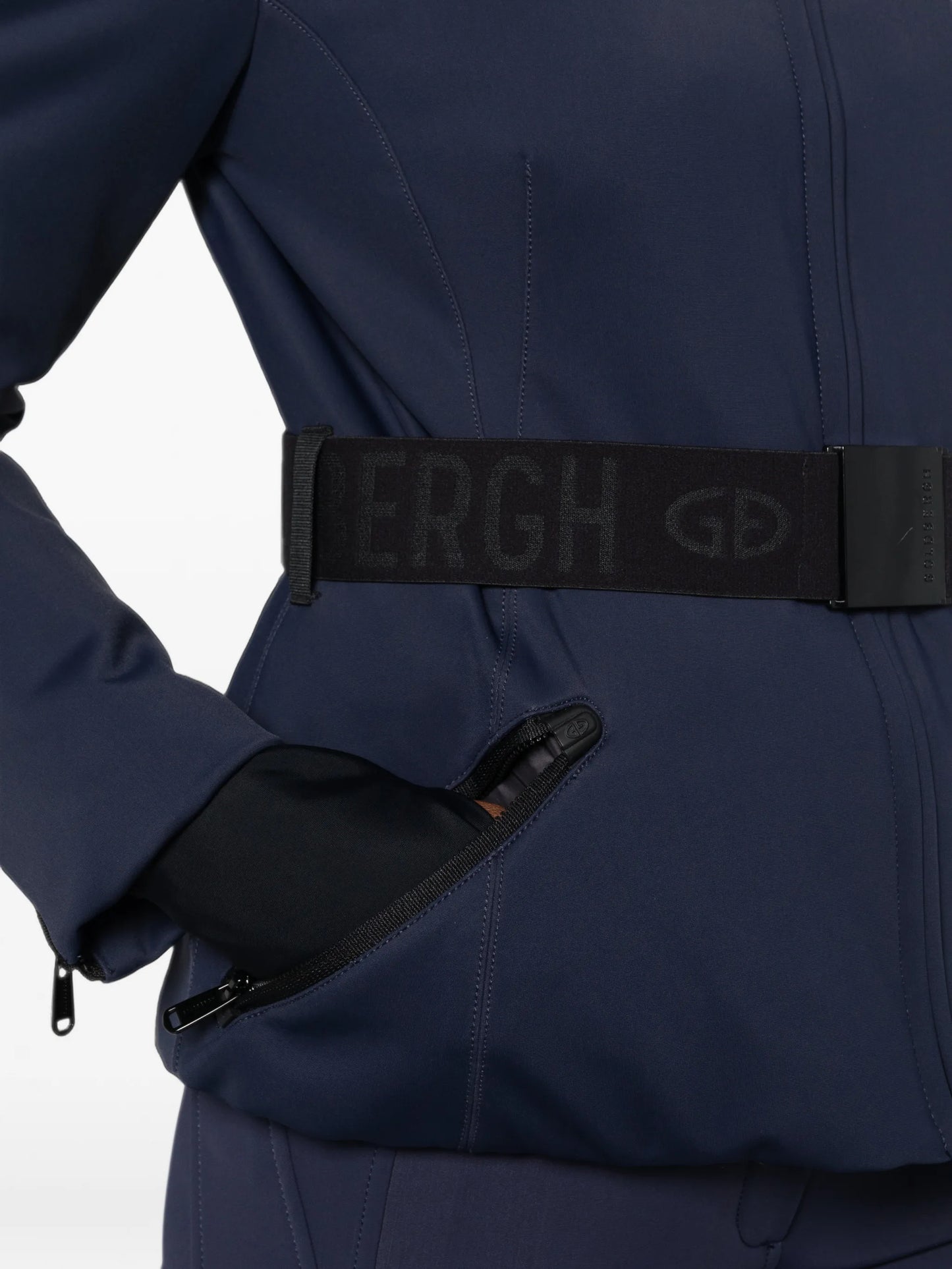 Hida fur-trim ski jacket