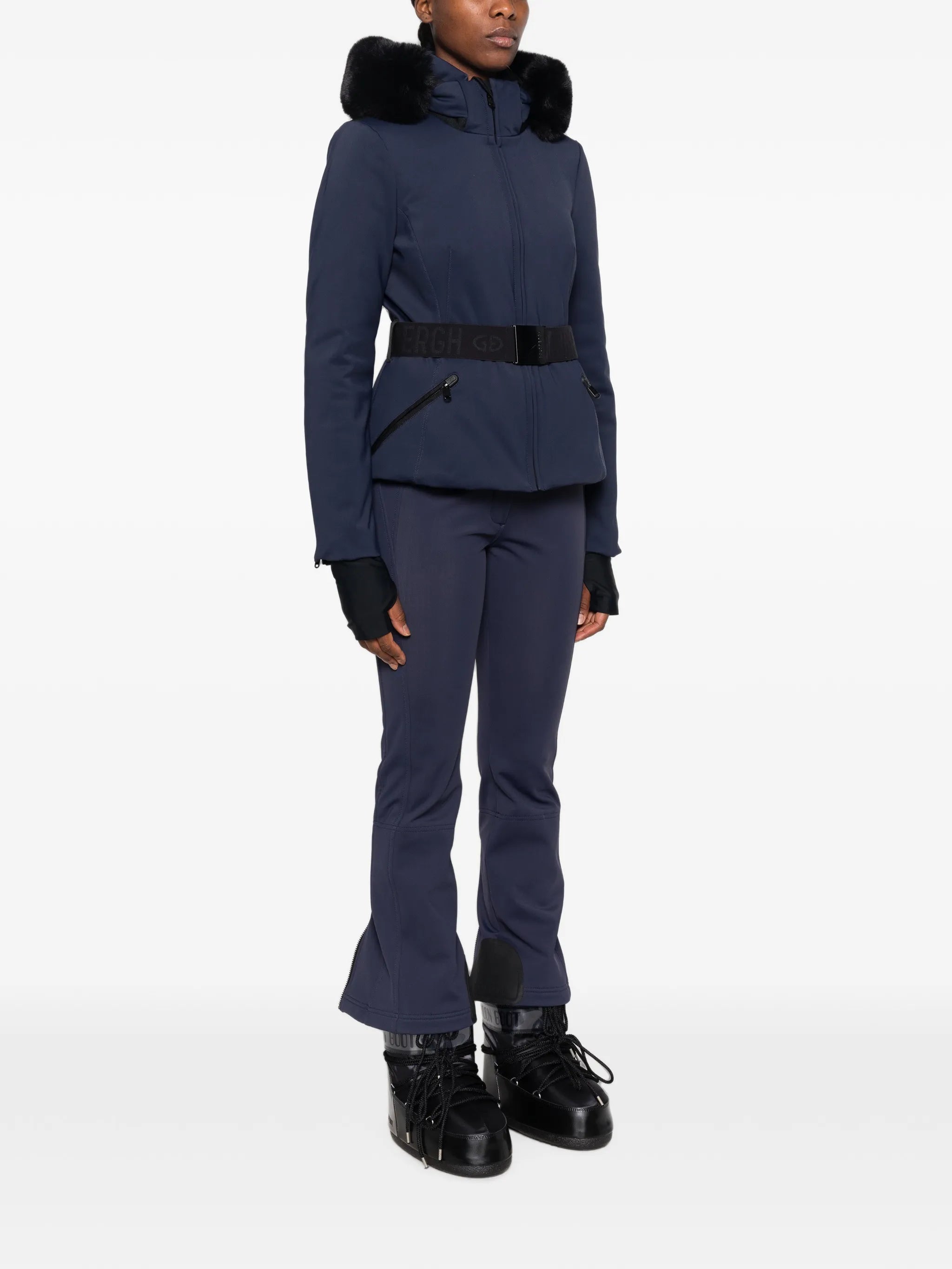 Hida fur-trim ski jacket