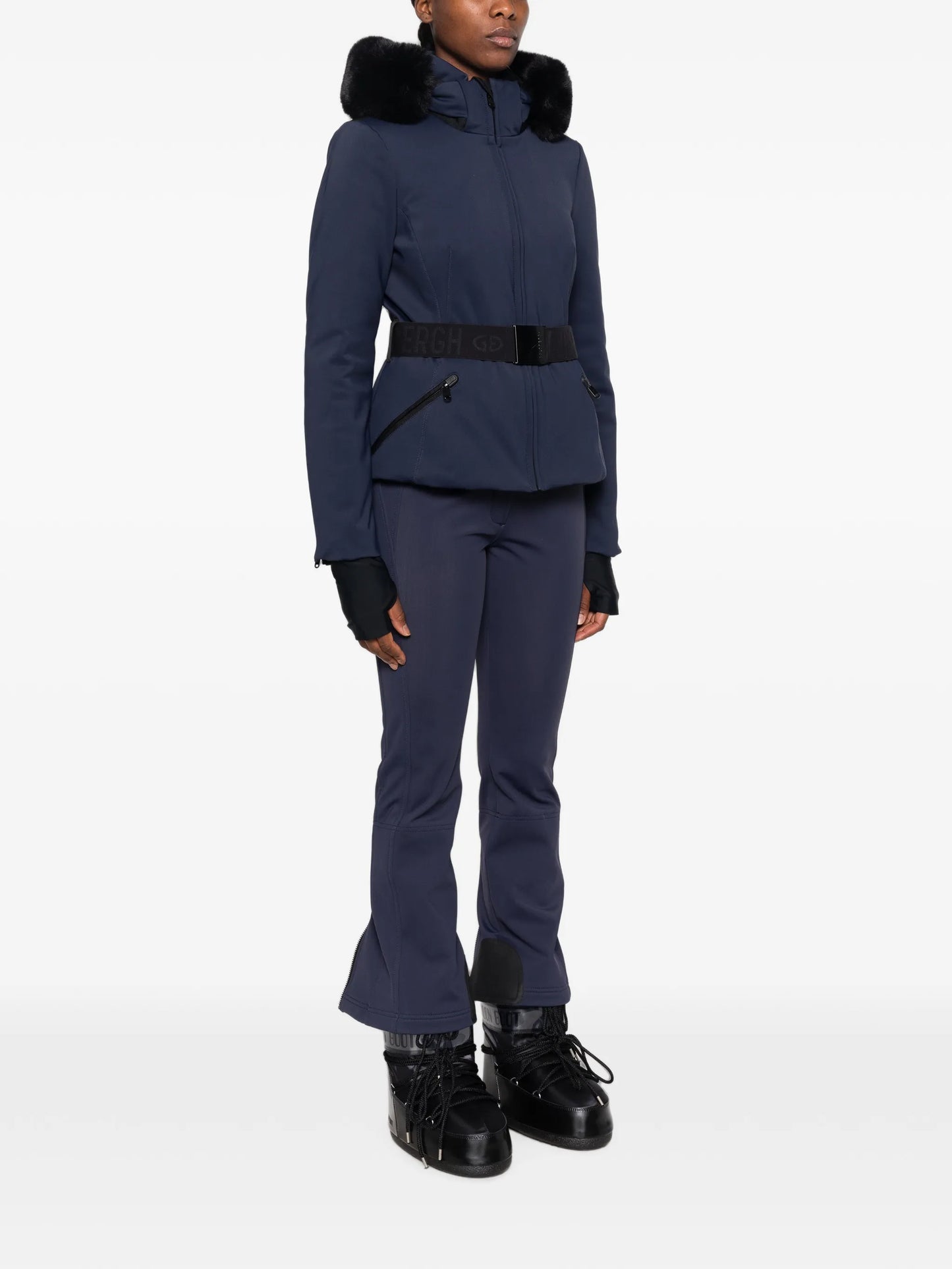 Hida fur-trim ski jacket