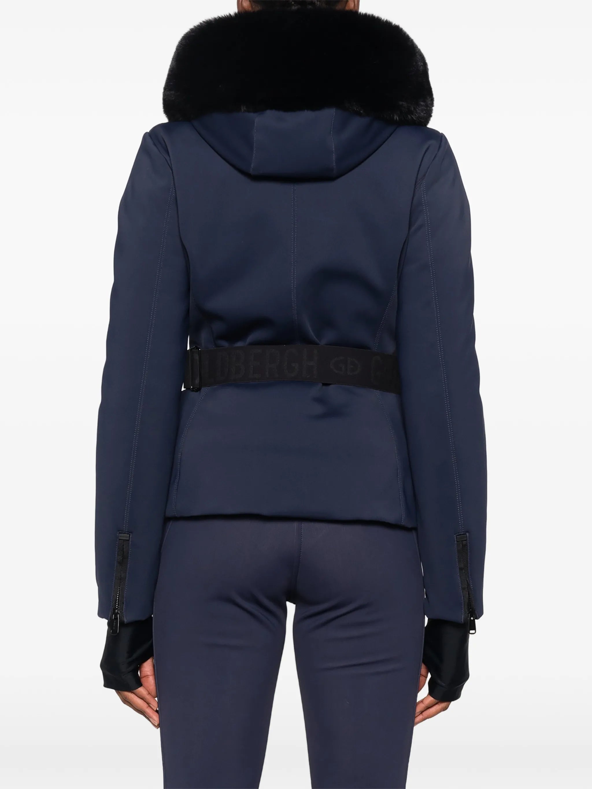Hida fur-trim ski jacket