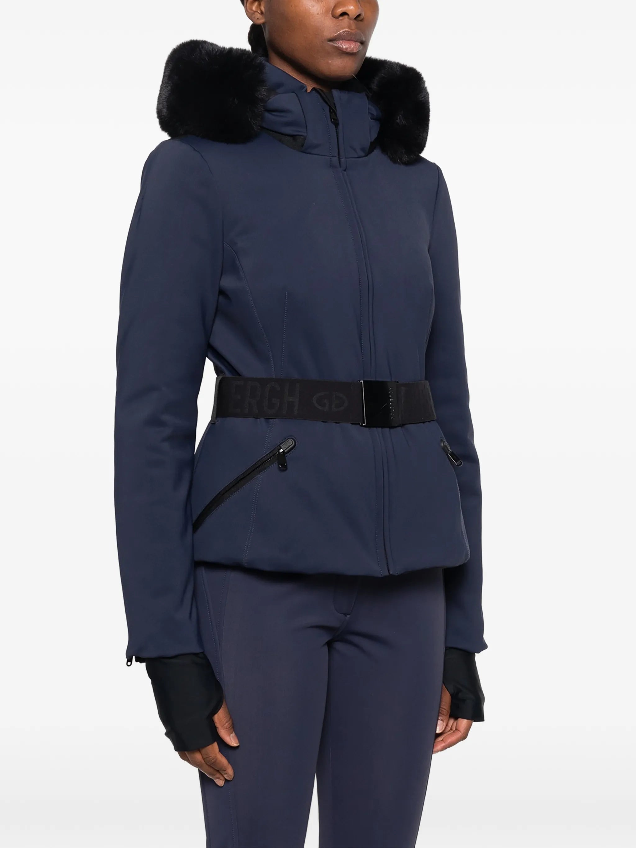 Hida fur-trim ski jacket