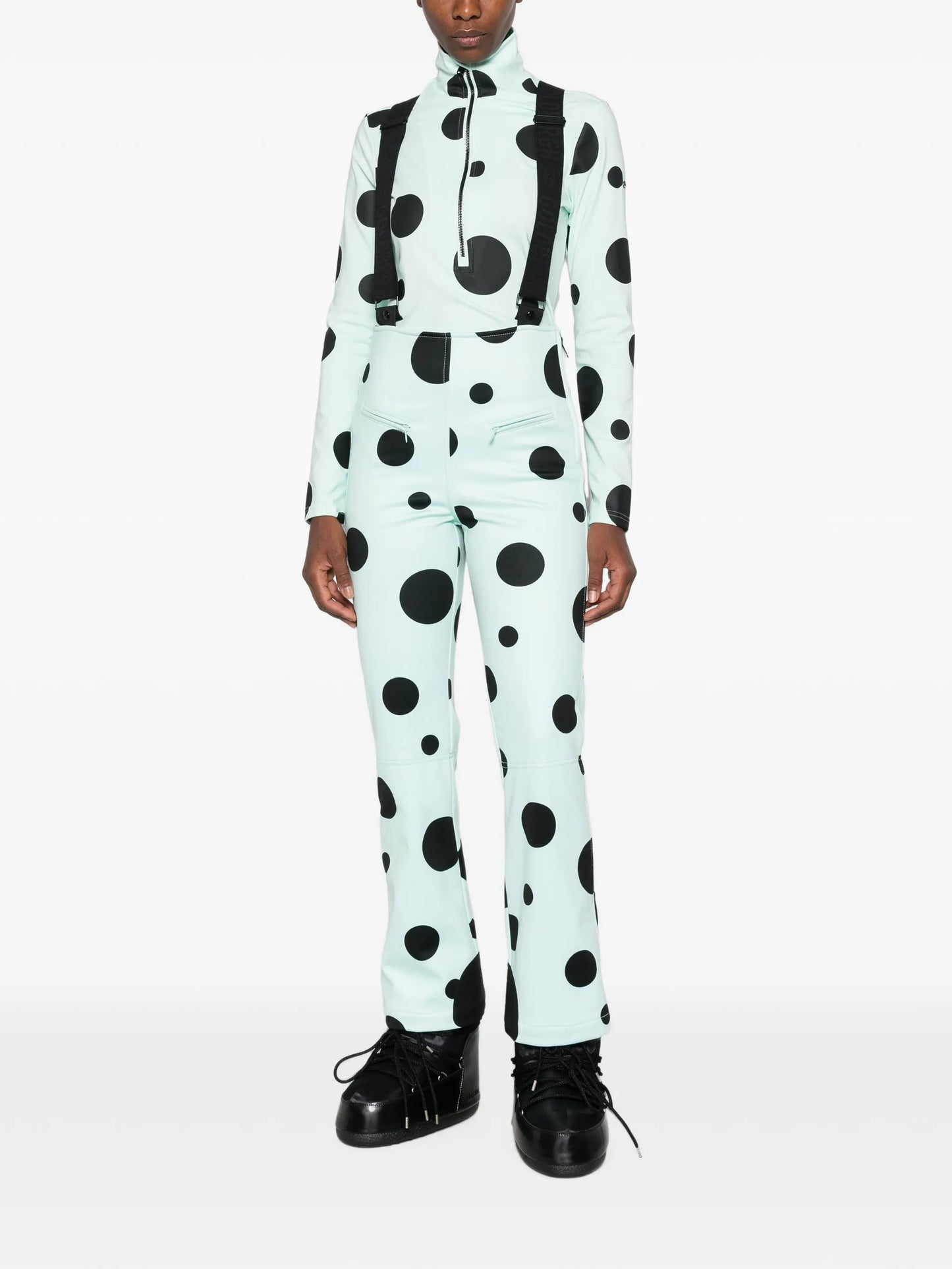 Mochi polka-dot ski pants