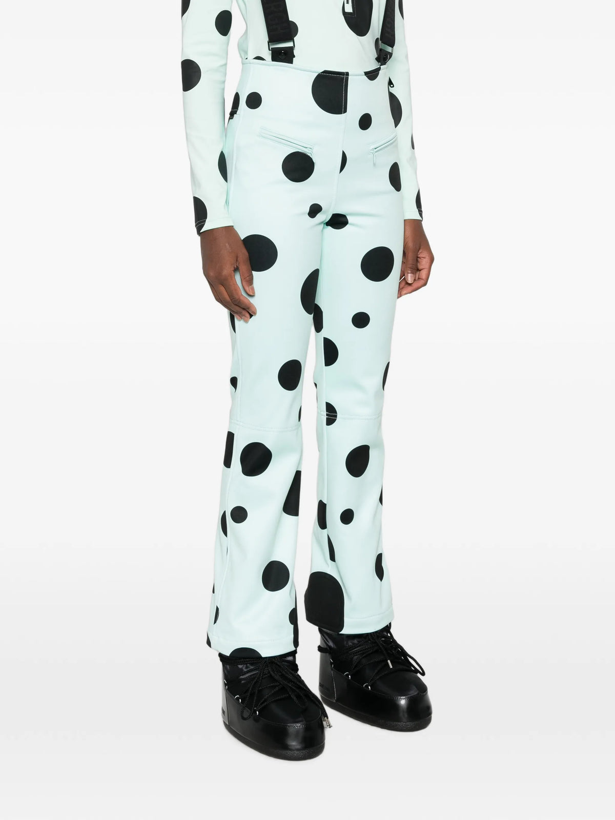 Mochi polka-dot ski pants